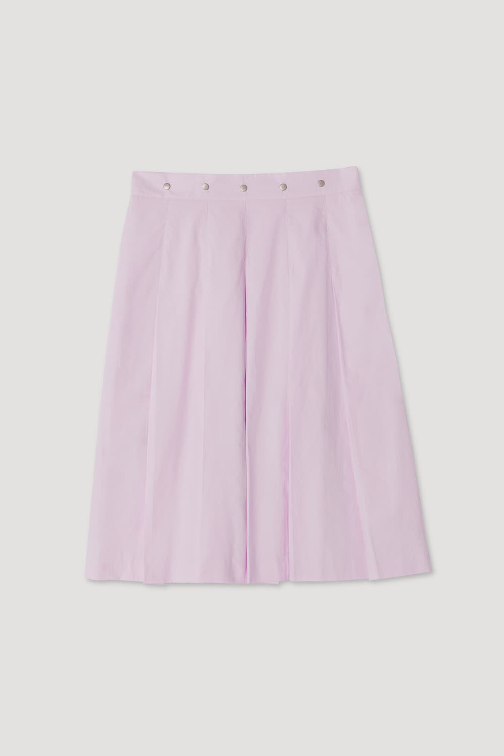 페스토 플리츠 미디 스커트 캔디 M 상품이미지1