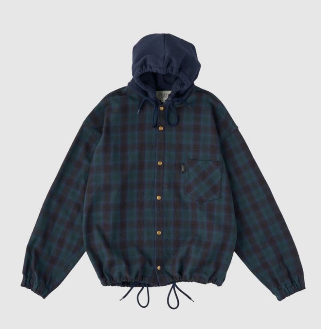 세단 올 퍼포즈 플란넬 후드 그린 상품이미지2