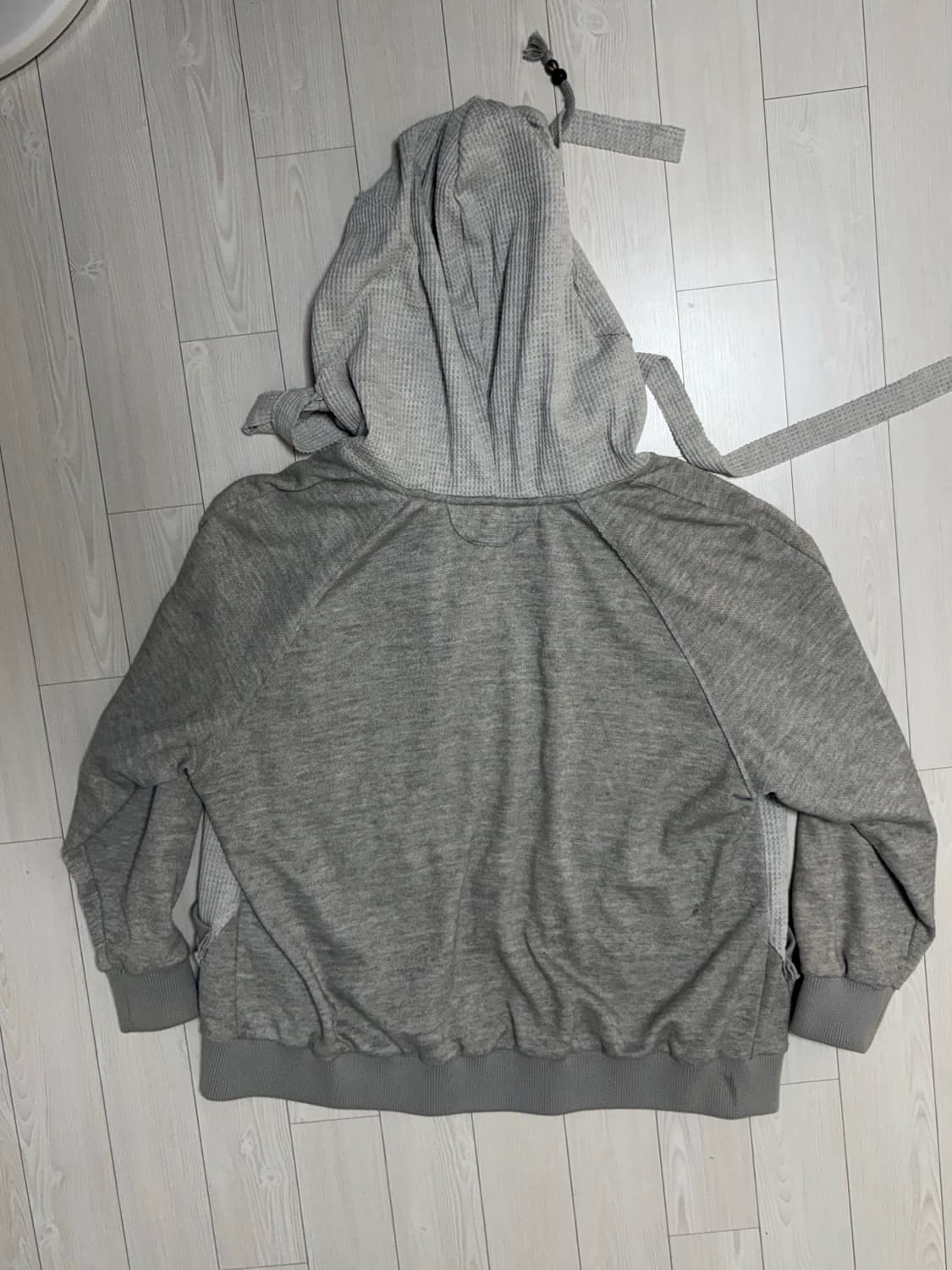 코이세이오 earmuffs 후드집업 라이트그레이 상품이미지3