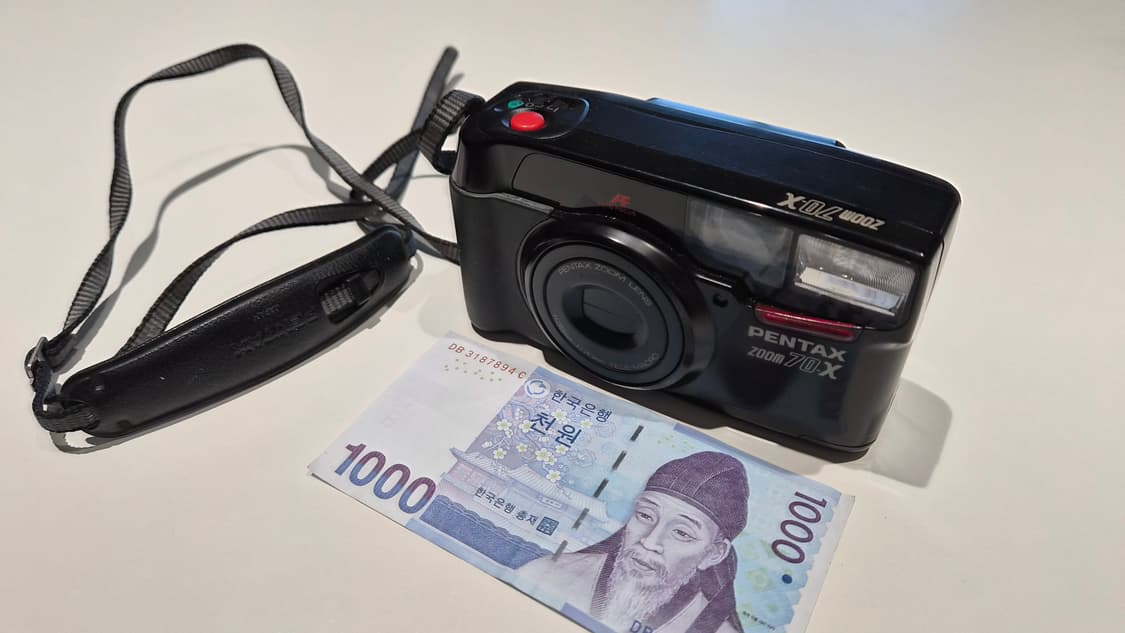 작례O 감성 듬뿍 펜탁스 줌 70 x 필름카메라 빈티지 필카 상품이미지1