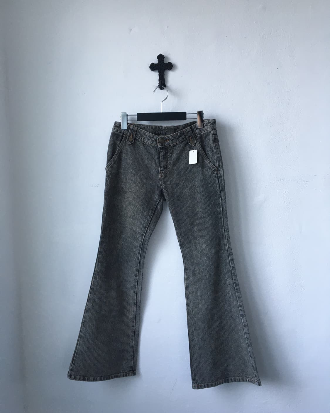 Gray boots cut pants 상품이미지1