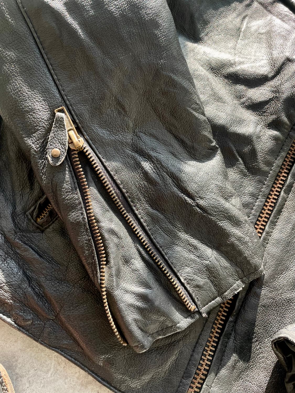 바이커드림어페럴 웨스턴 레더자켓 상품이미지6