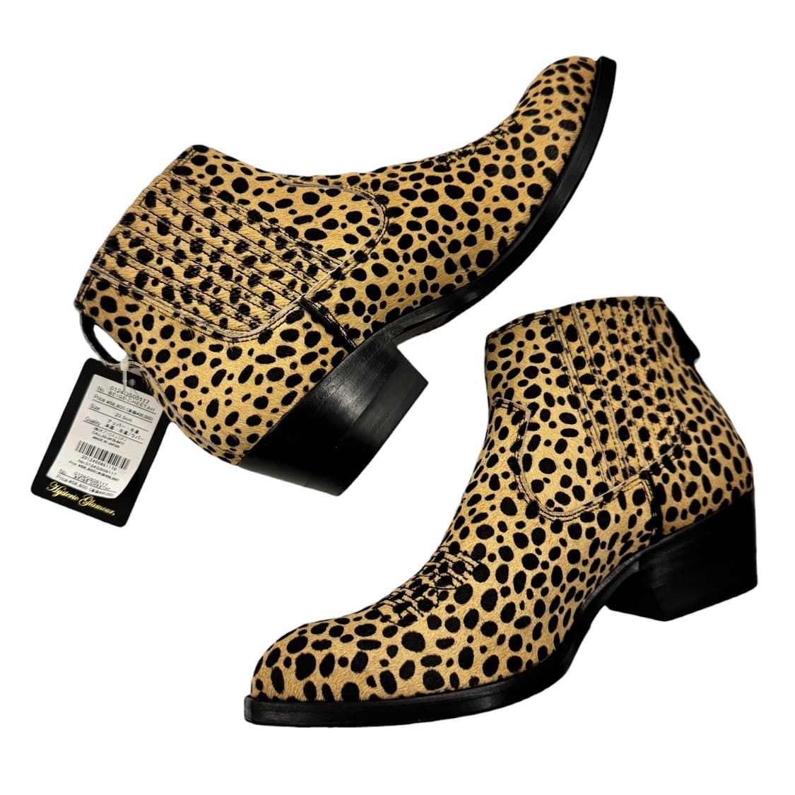 히스테릭글래머 웨스턴 사이드 고어 부츠 레오파드 (235) 상품이미지4