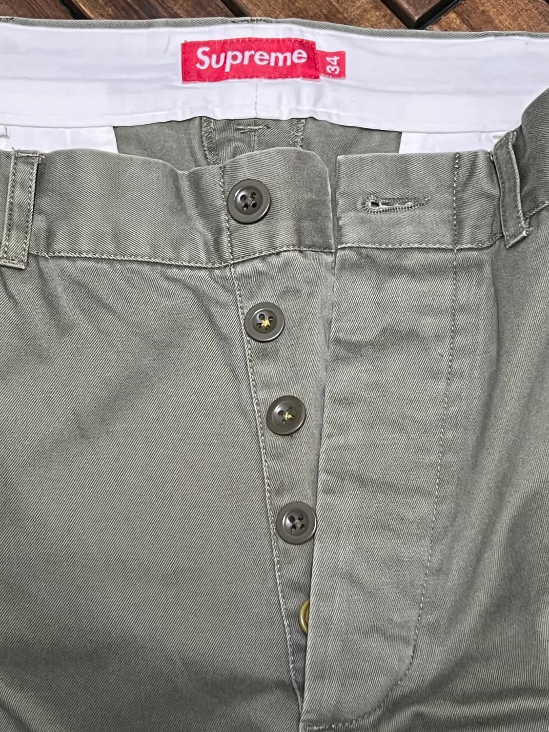 supreme work pants (khaki) 상품이미지3