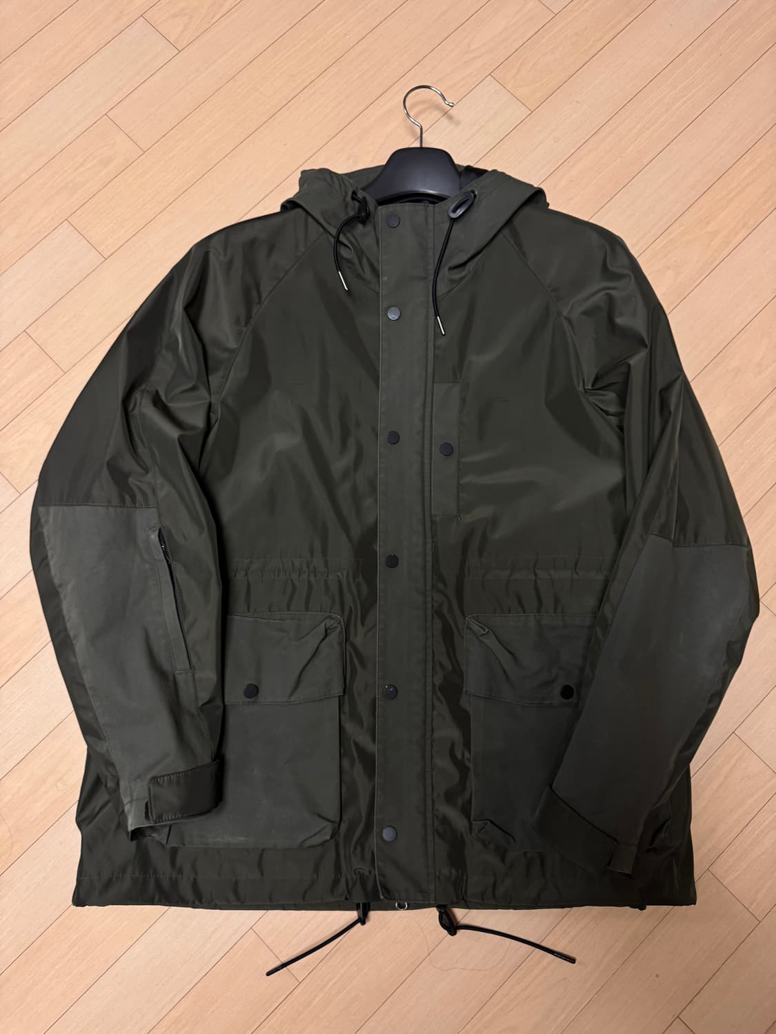 22FW 애프터프레이 밀리터리 후디 쉘 파카 카키 L 상품이미지1