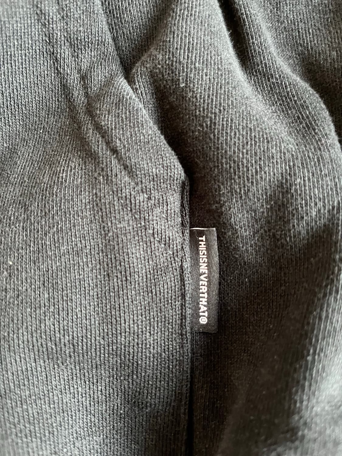 [s] 디스이즈네버댓후드티 블랙 실버 판매합니다 상품이미지4