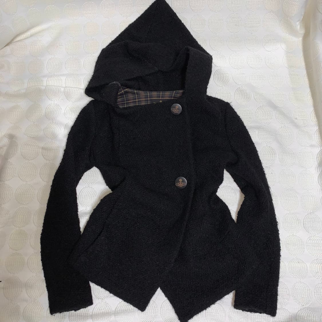 비비안웨스트우드 후드 울 코트 상품이미지4