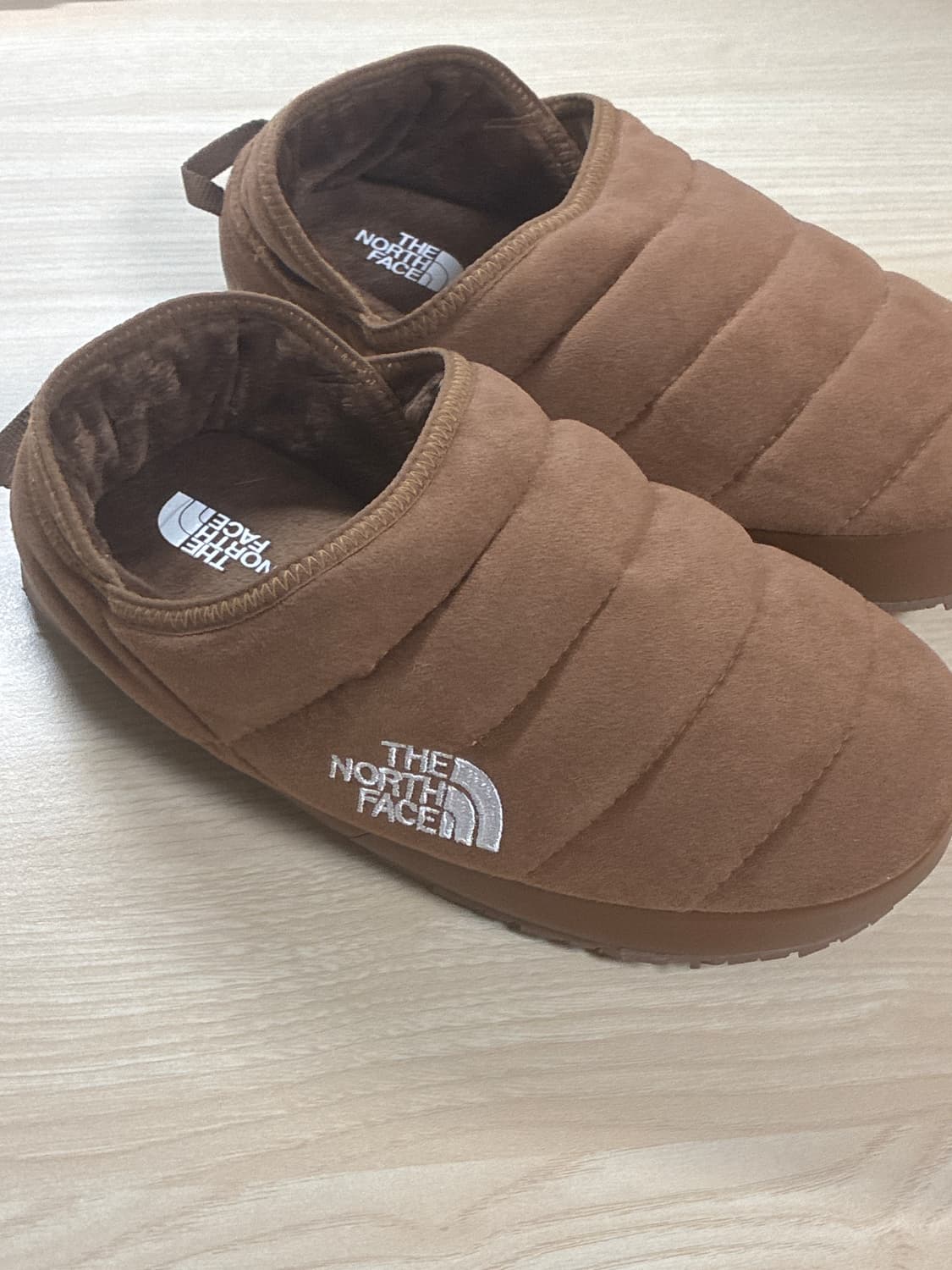 노스페이스 눕시 뮬 스웨이드 카멜 230 상품이미지3