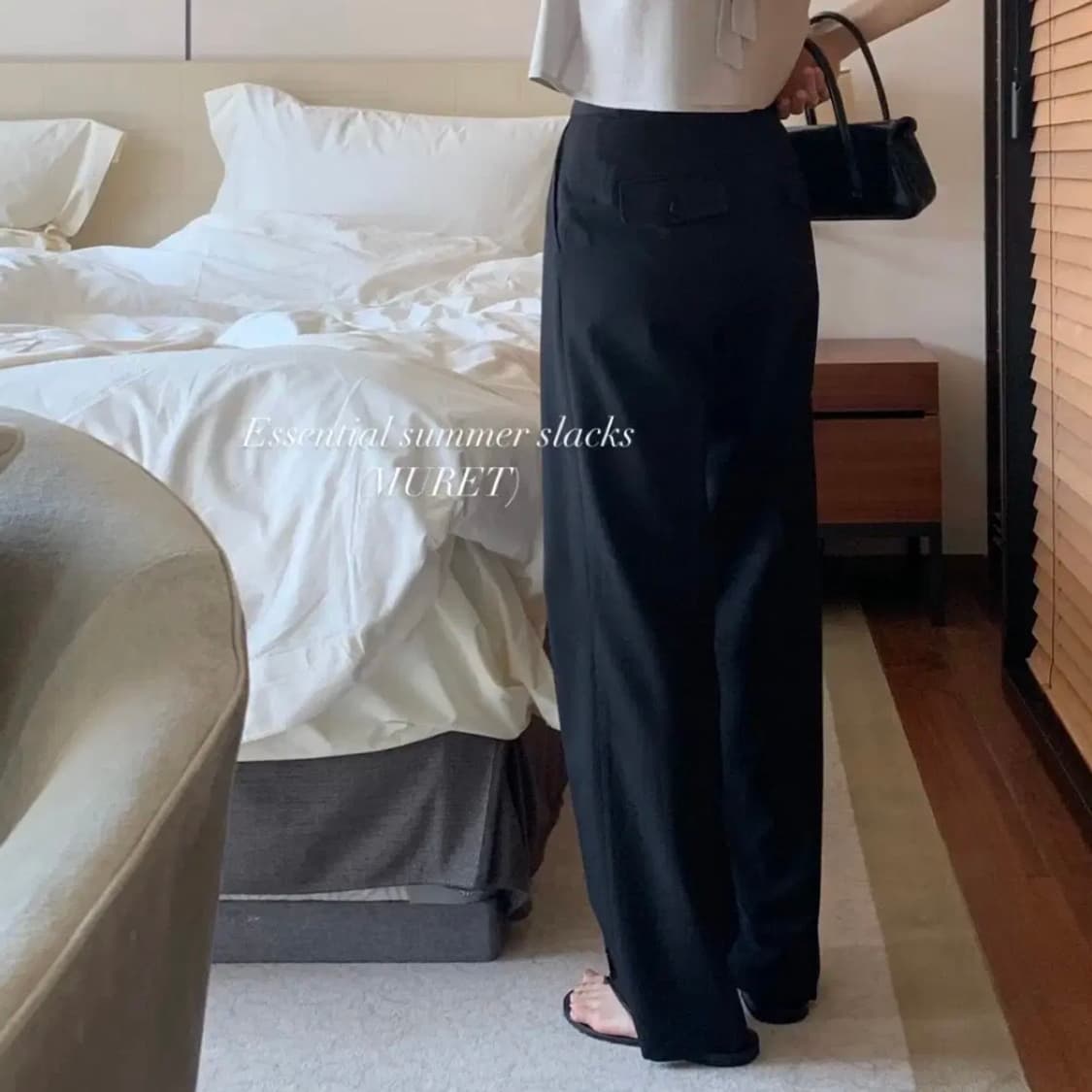 뮤렛 essential summer 슬랙스 상품이미지3