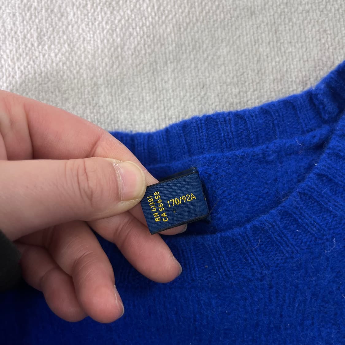 W95 폴로랄프로렌 울 꽈배기 니트 상품이미지4