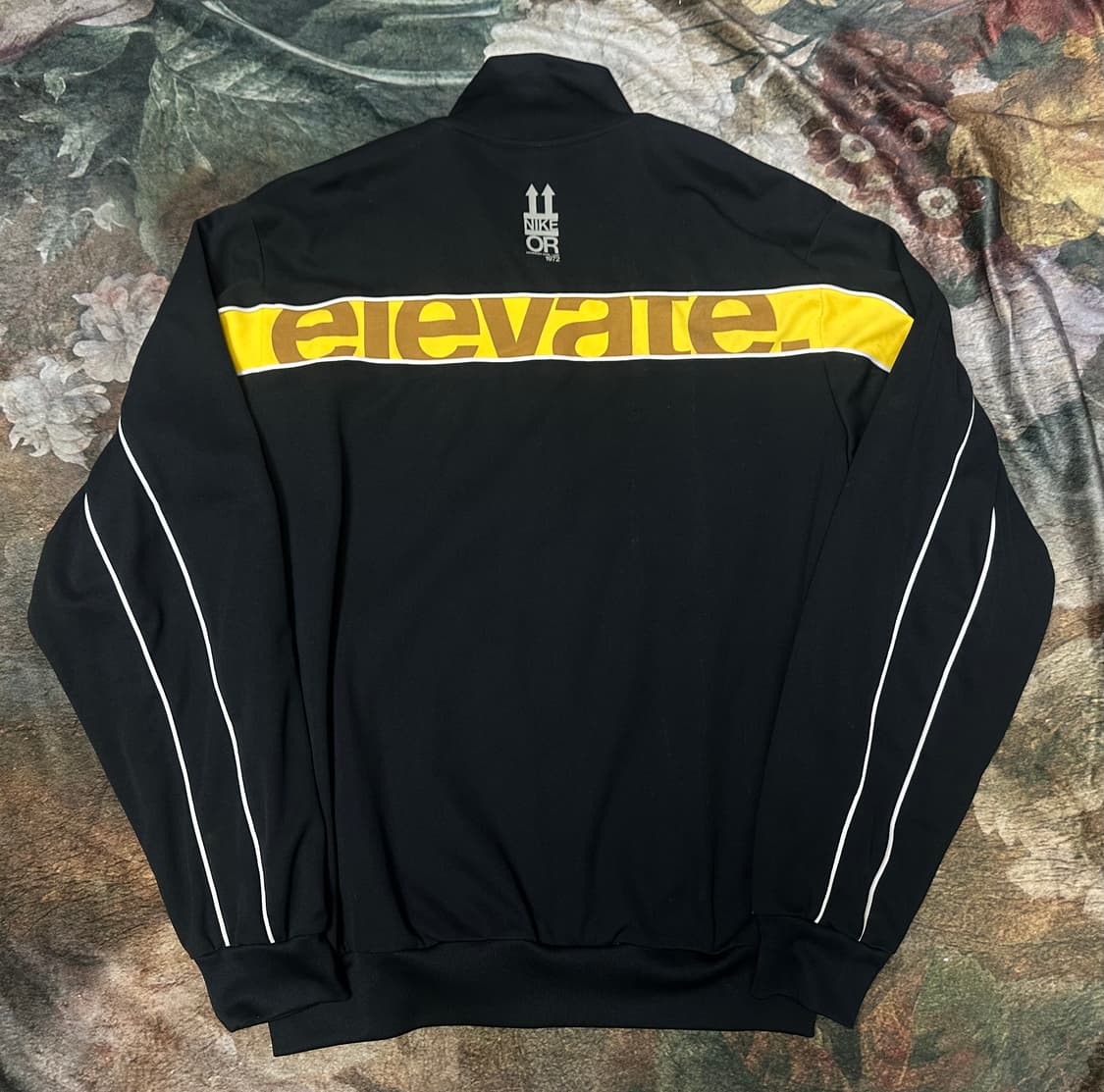 나이키 빈티지 옐로우 사이드라인 블랙트랙탑져지 105 상품이미지3