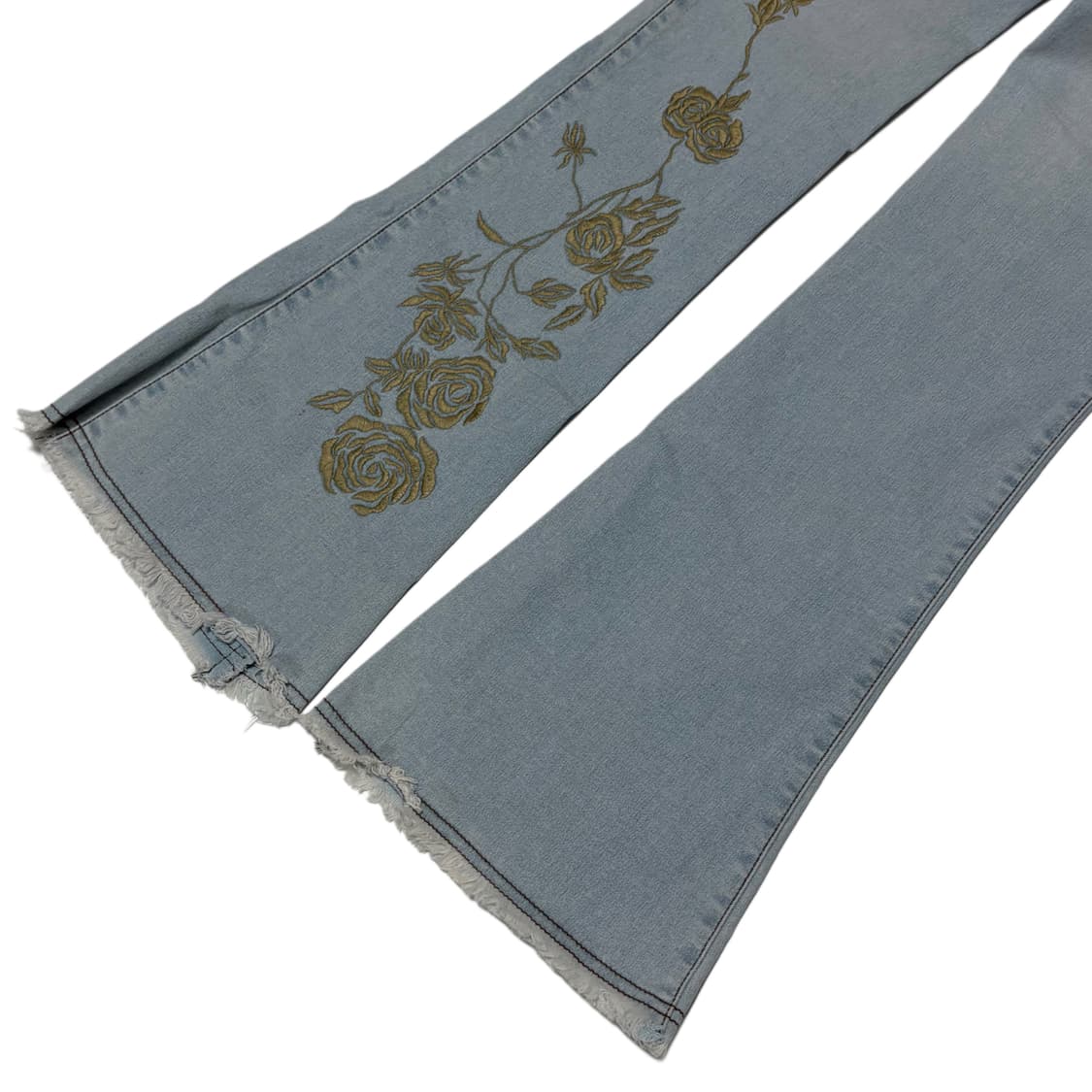 flower embroidery flared jeans 상품이미지6