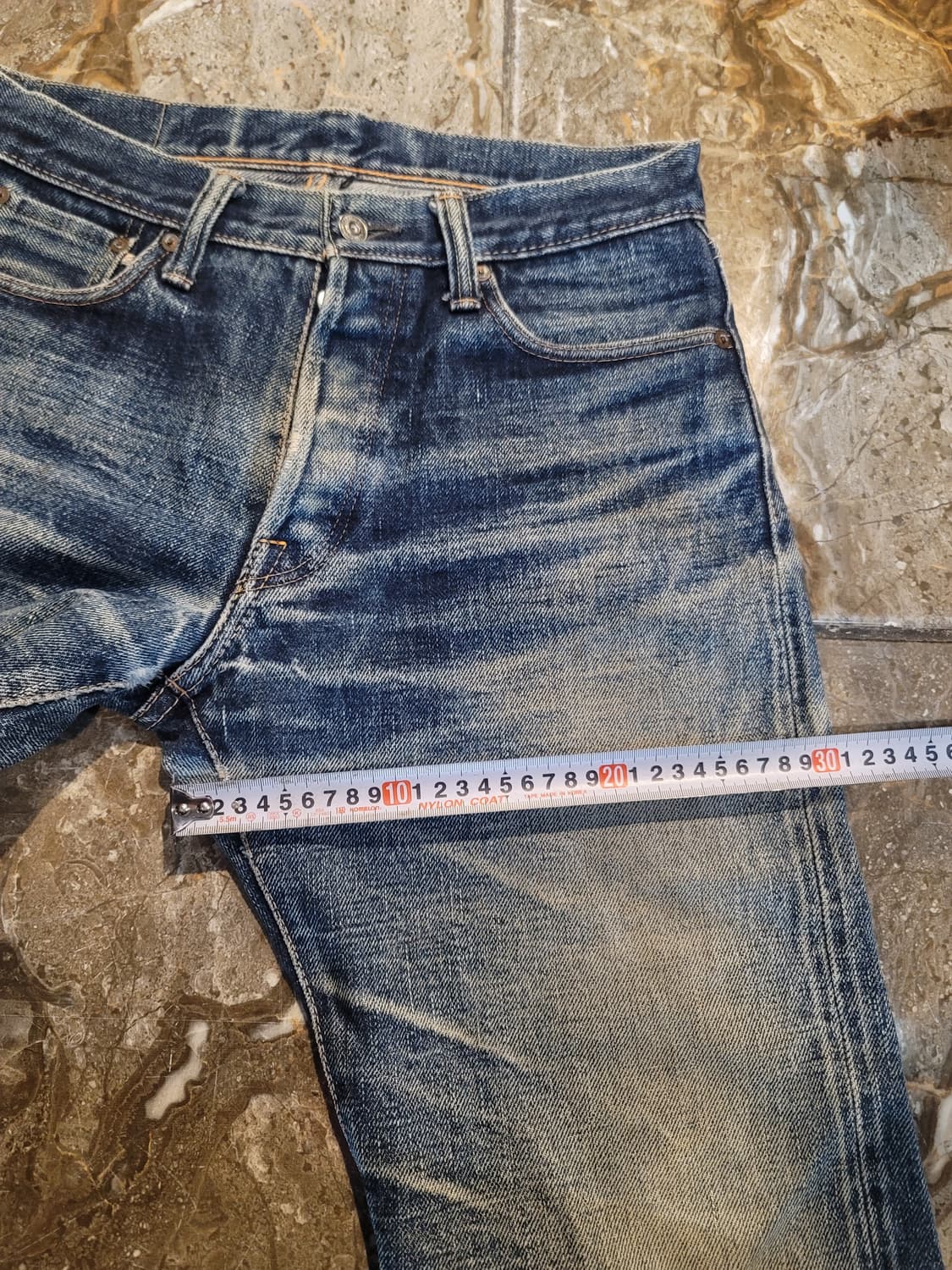 사무라이진 21oz 하드워시 셀비지 데님팬츠  상품이미지6
