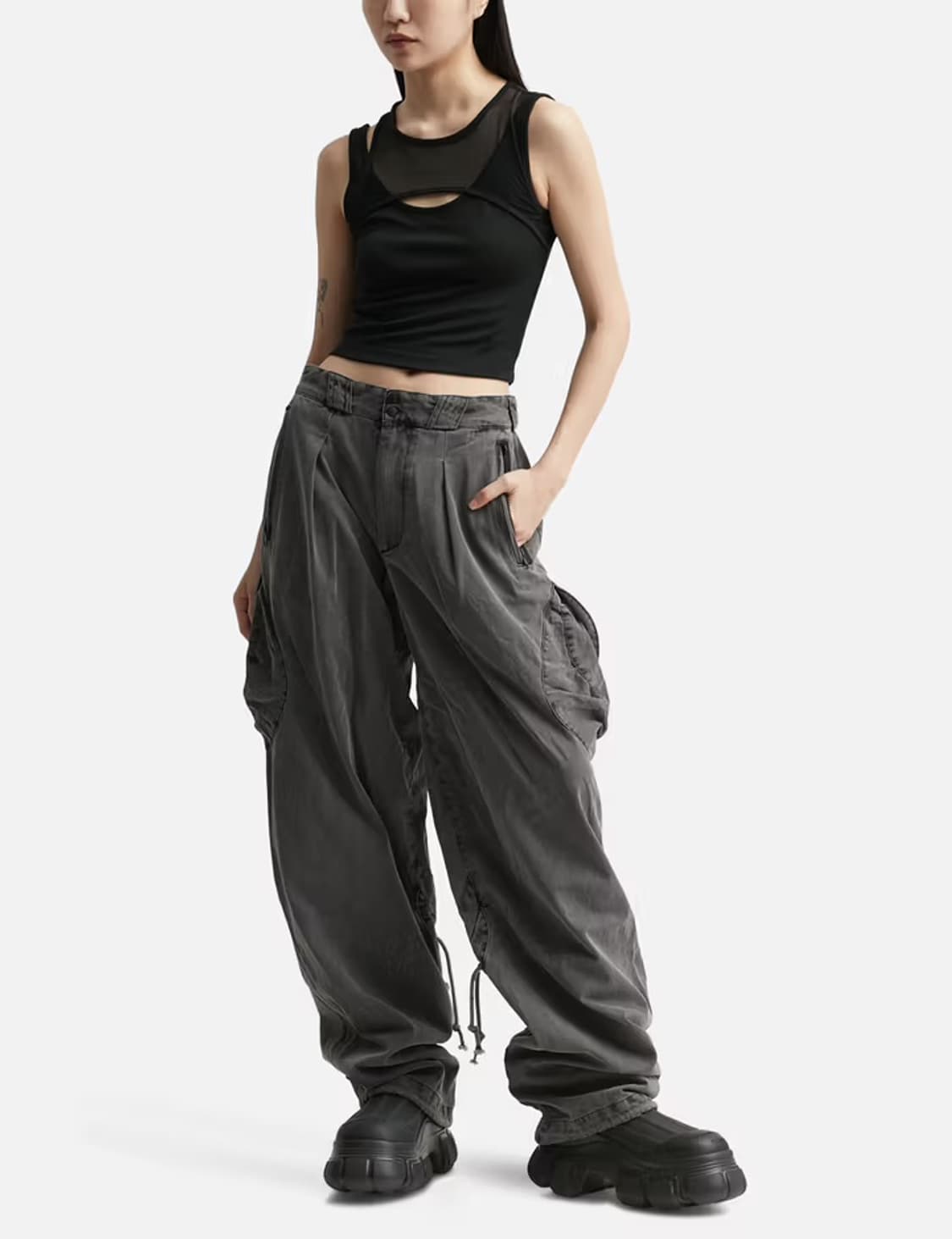 미스치프 메쉬 오버탑 상품이미지1