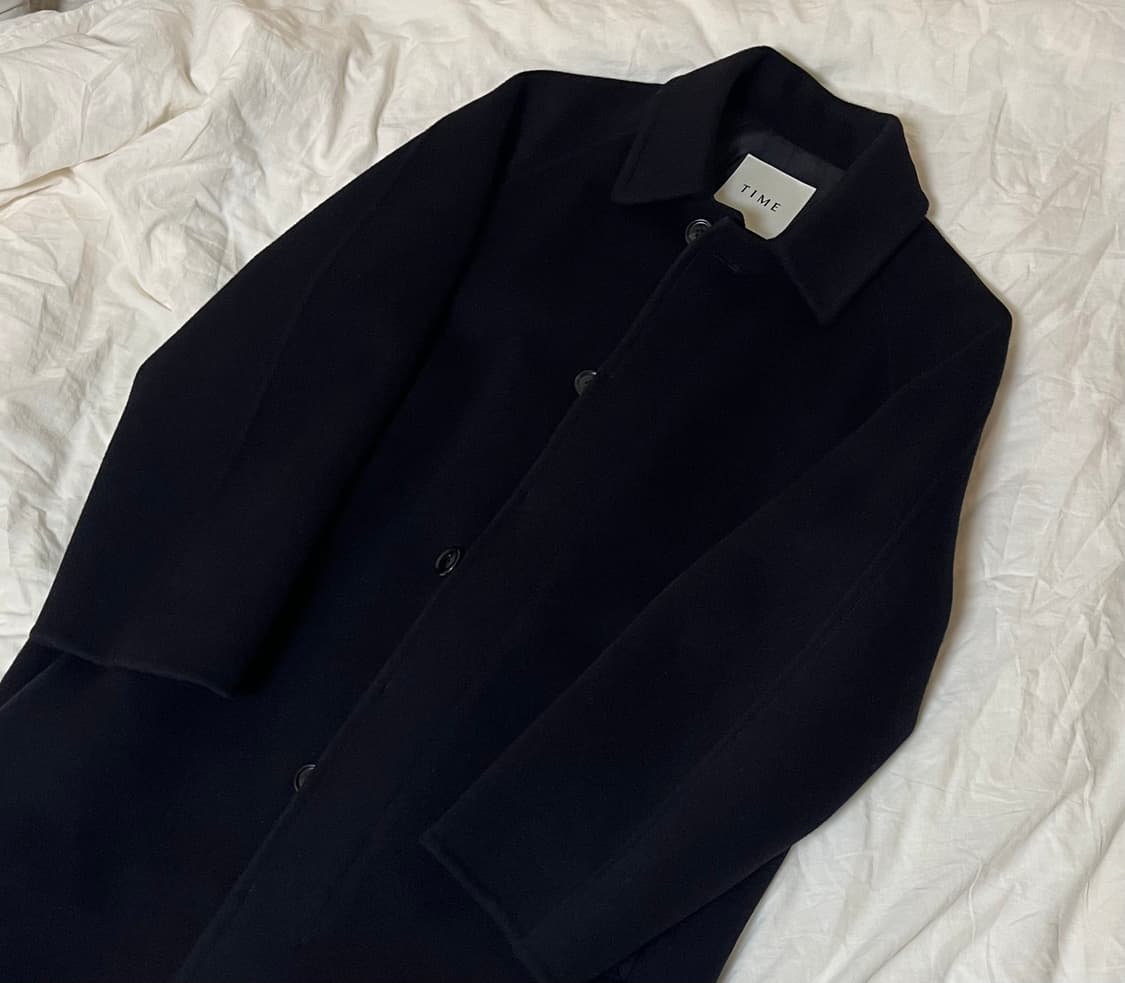 25FW 타임옴므 디테처블 탭코트 발마칸 코트 상품이미지2