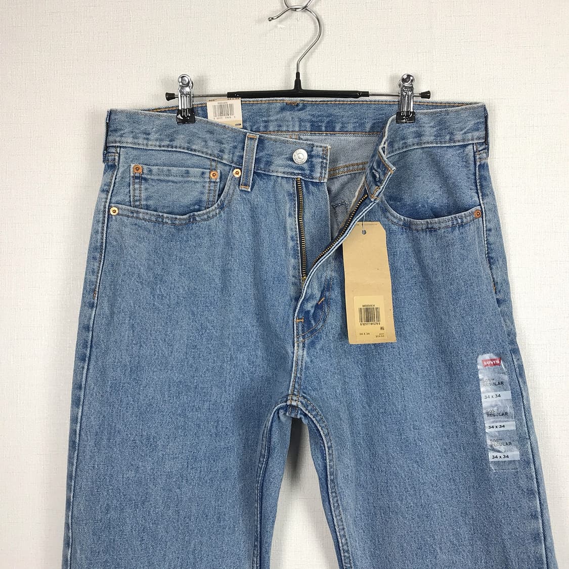 리바이스 505 레귤러 데님 청바지 새상품 남성34 상품이미지3