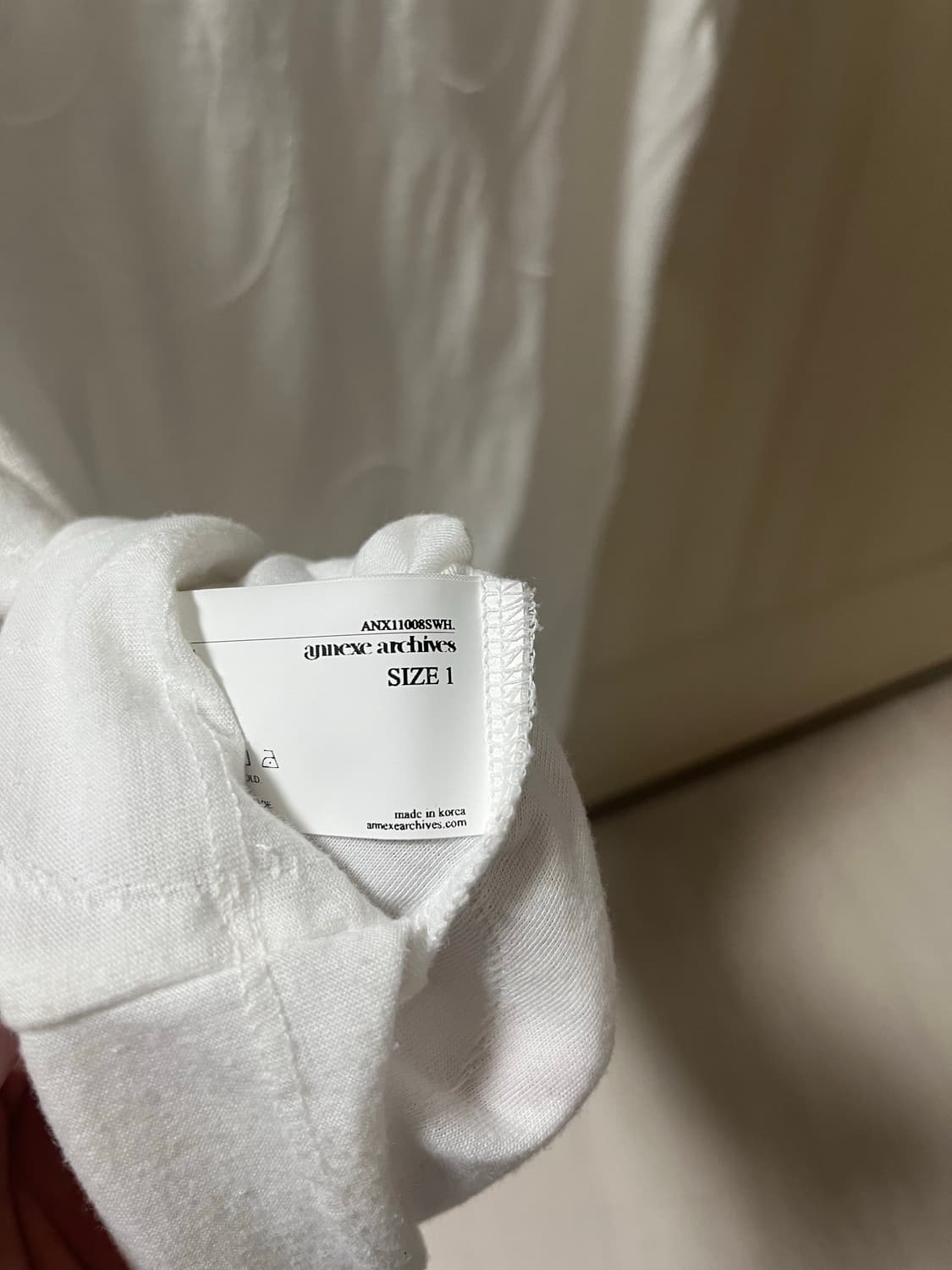 아넥스 아카이브 티셔츠 1사이즈 상품이미지6