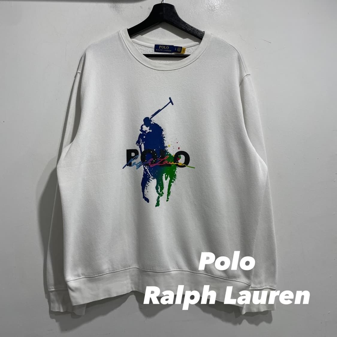 폴로 랄프로렌 빅로고 맨투맨 상품이미지1