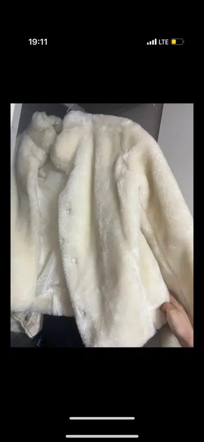 아이보리 퍼자켓 상품이미지1