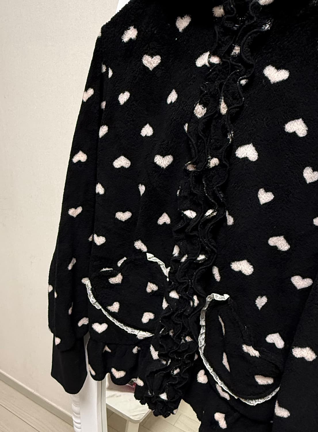 Japanese vintage 홈웨어 네코미미 후드집업 상품이미지3