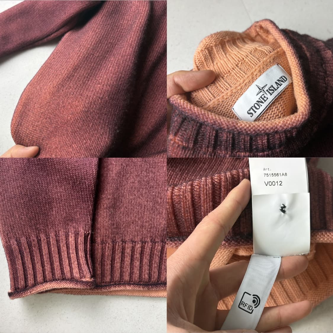스톤아일랜드 워싱 니트 상품이미지3