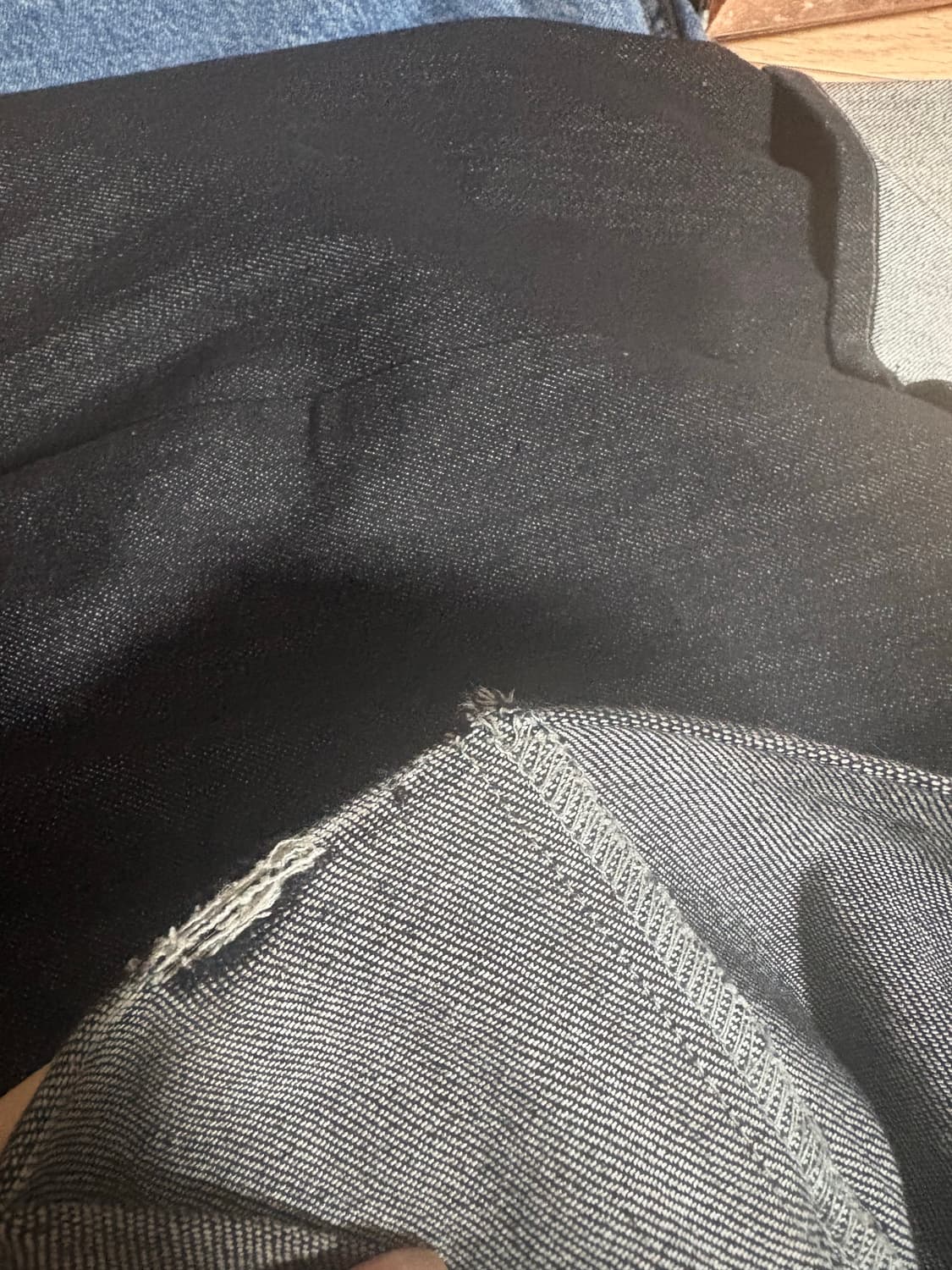 아캄 Cinch Back Denim Pants (Black) 상품이미지6