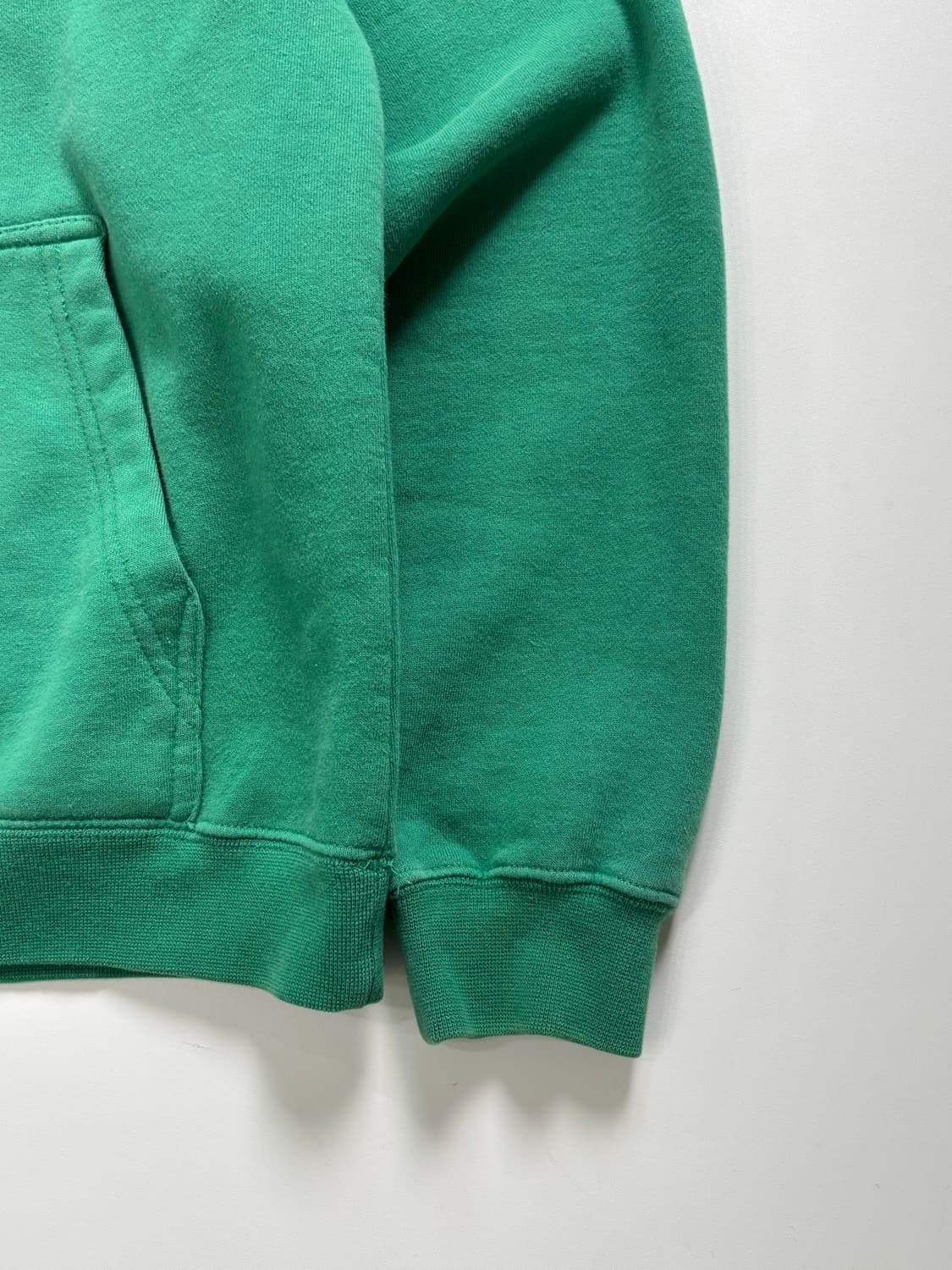 Stussy 스투시 그린컬러 로고 후드티 상품이미지4