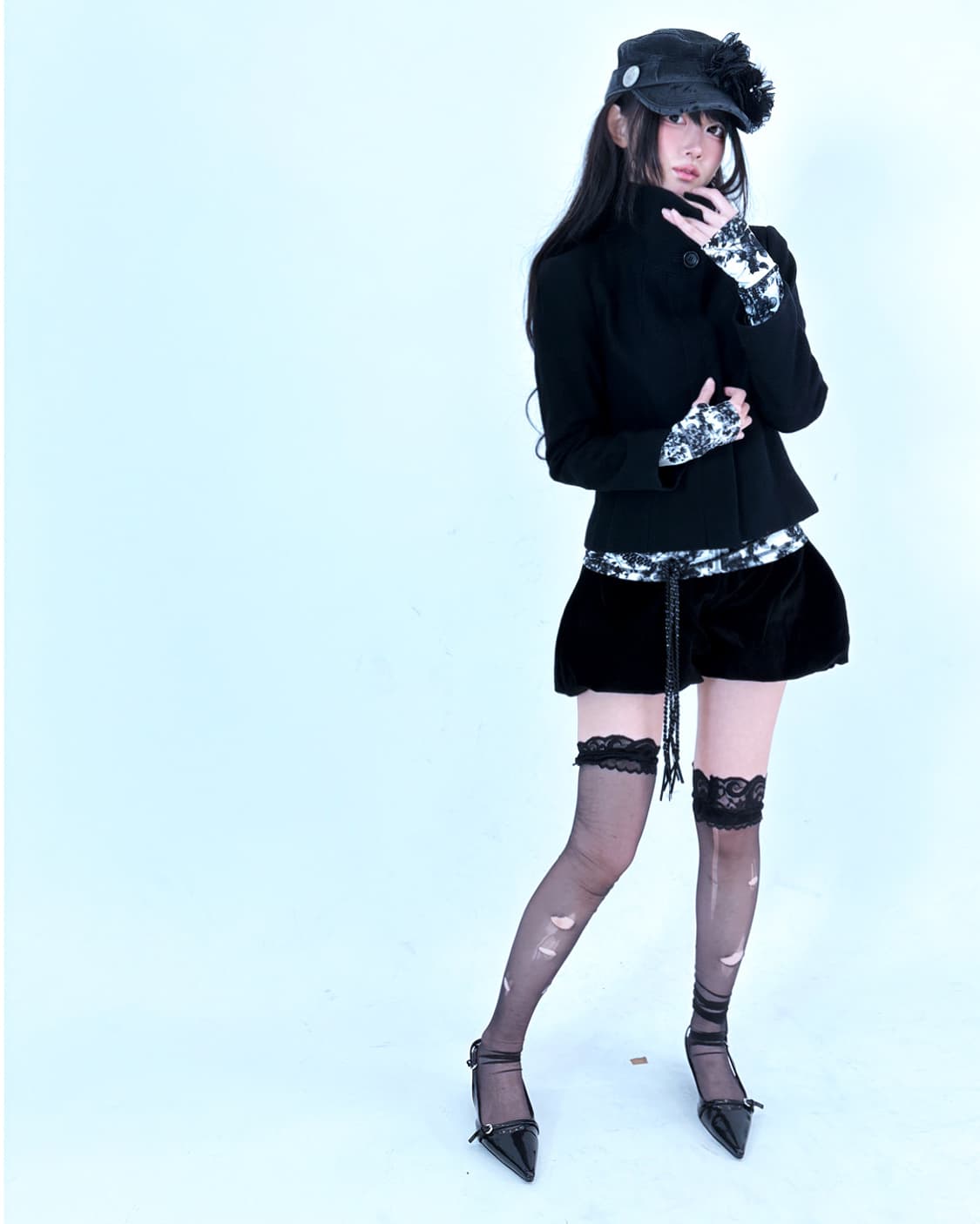 Velvet cloud puff voluminous shorts 상품이미지5