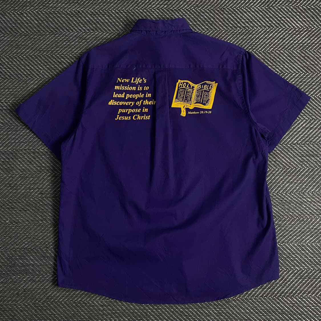 USA 오리지날 빈티지 박시핏 워크 셔츠o 3284 상품이미지3