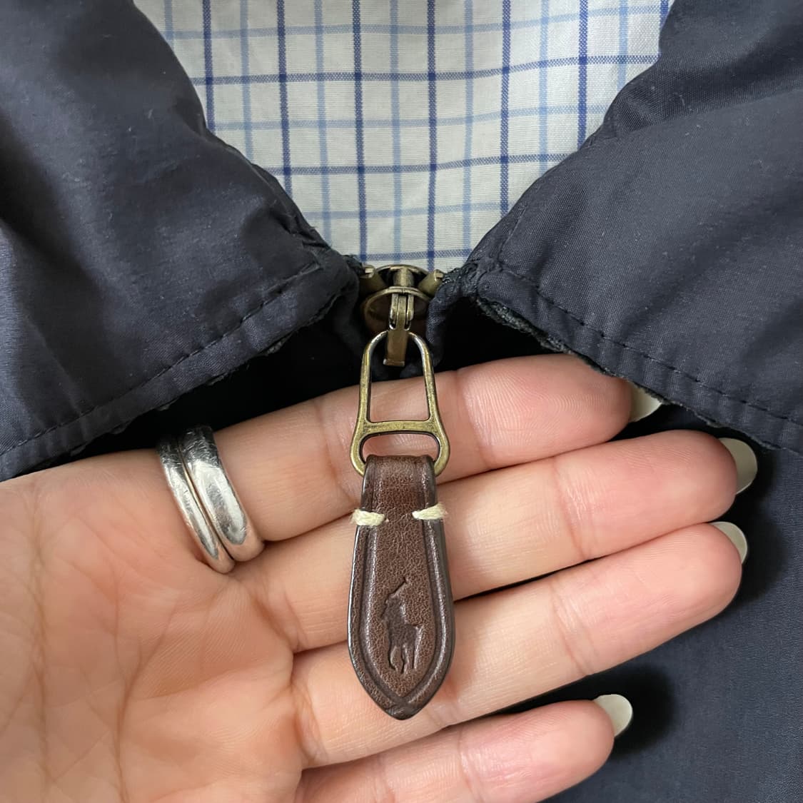 폴로 블랙 체크안감 폴리쉘 자켓 상품이미지6