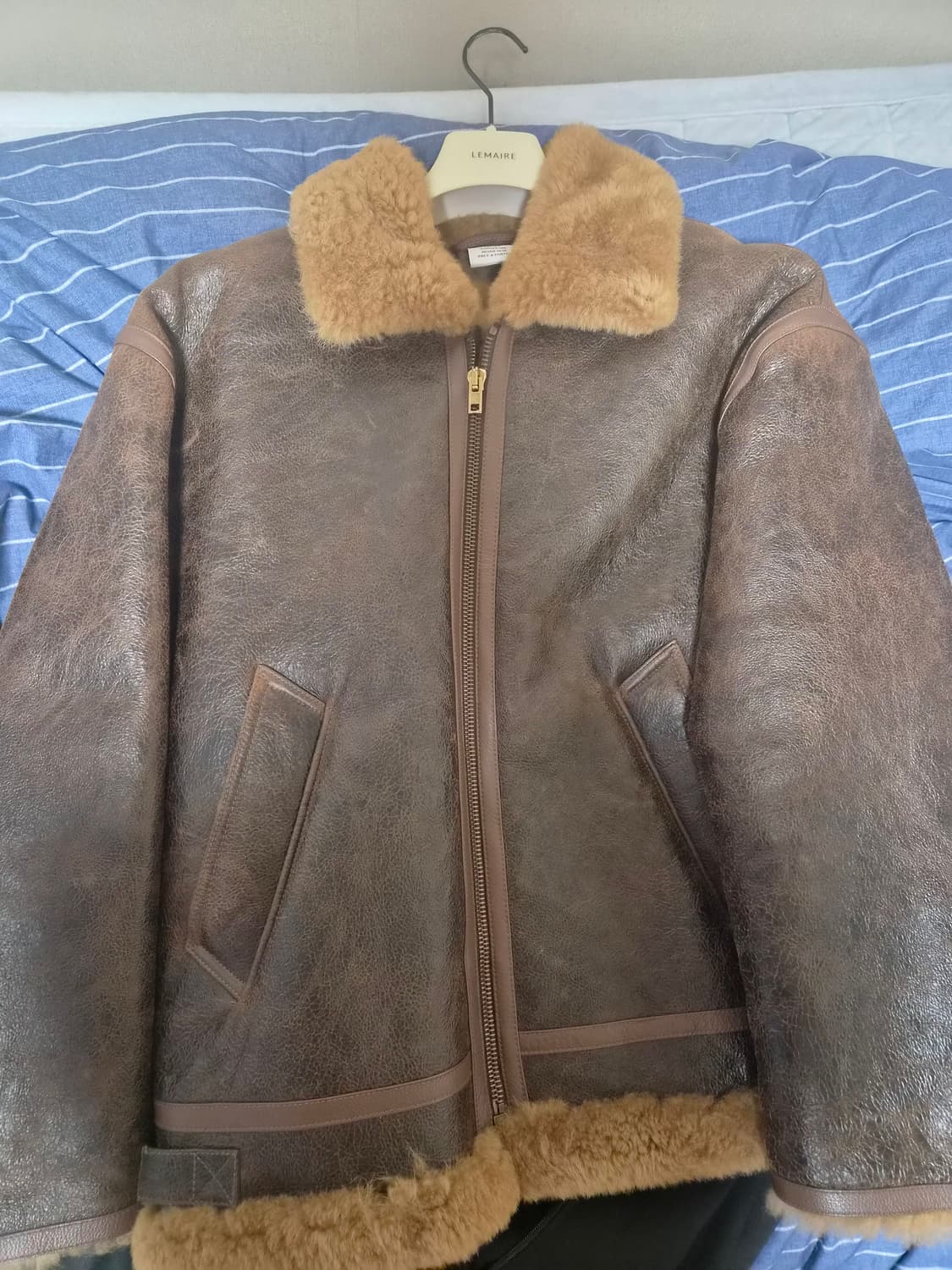 [xs] 베트멍 뎀나시절 아나키 shearling 자켓 브라운 상품이미지3