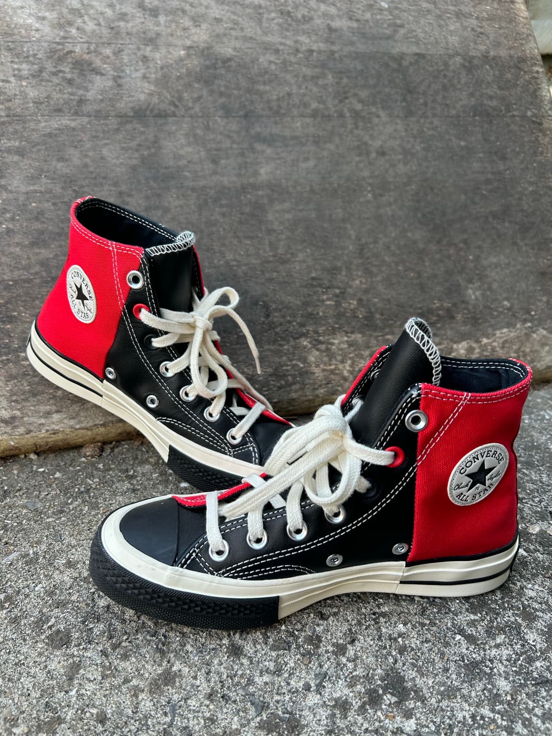 컨버스 레더배색 하이탑 상품이미지1