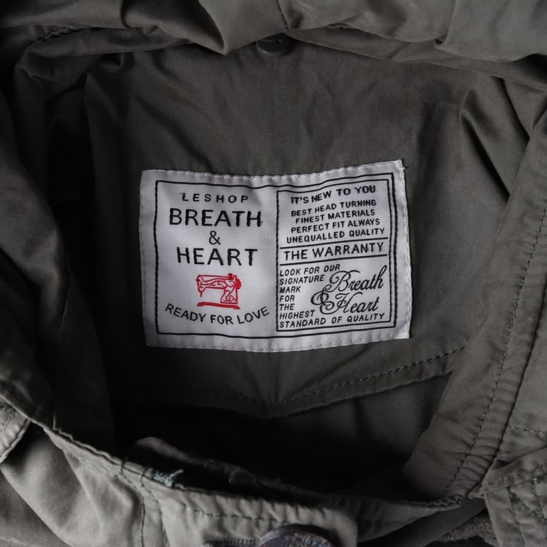 BREATH&HEART 카키 야상 점퍼 F 상품이미지6