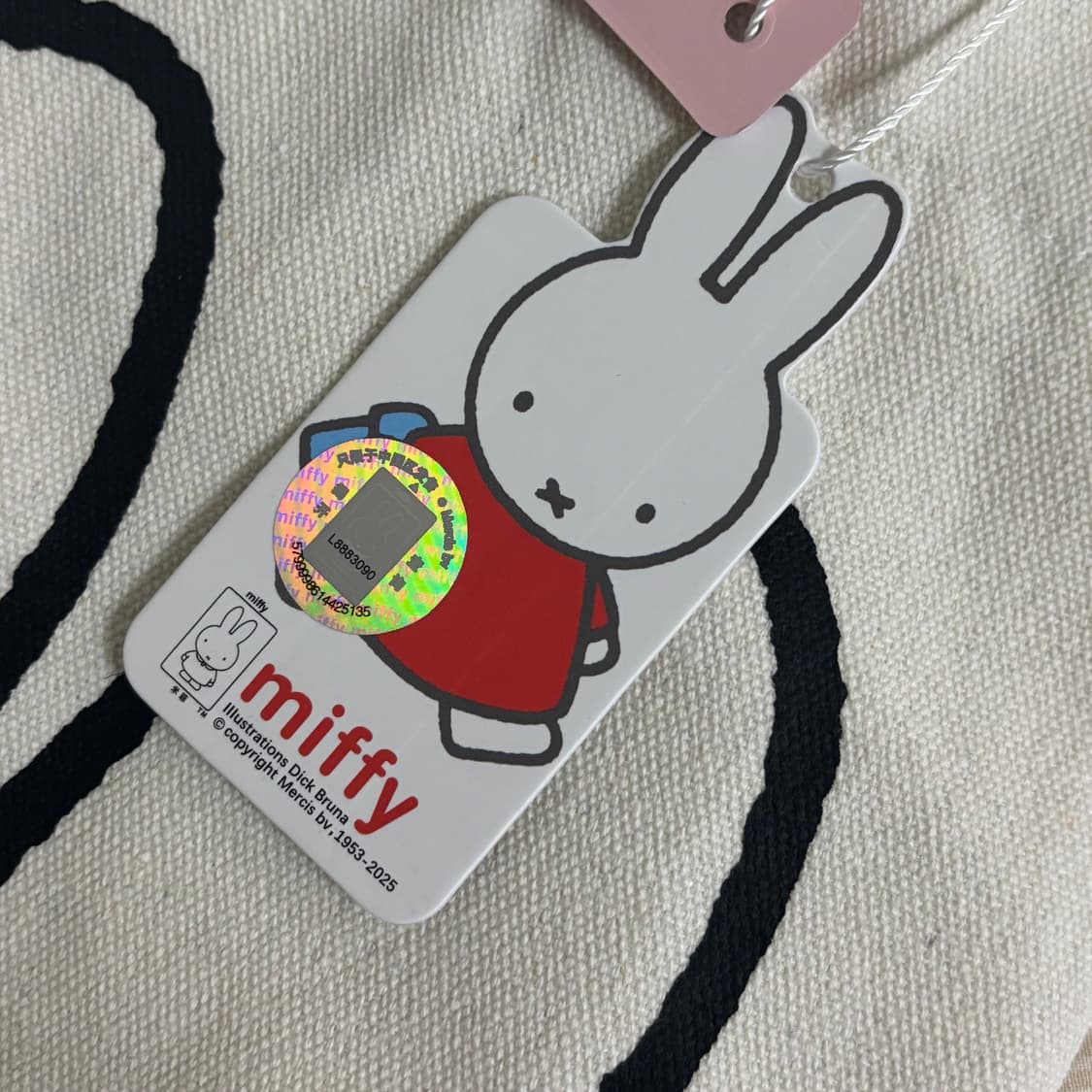 미피 miffy 토트백 캔버스 가방 에코백 장바구니 상품이미지3