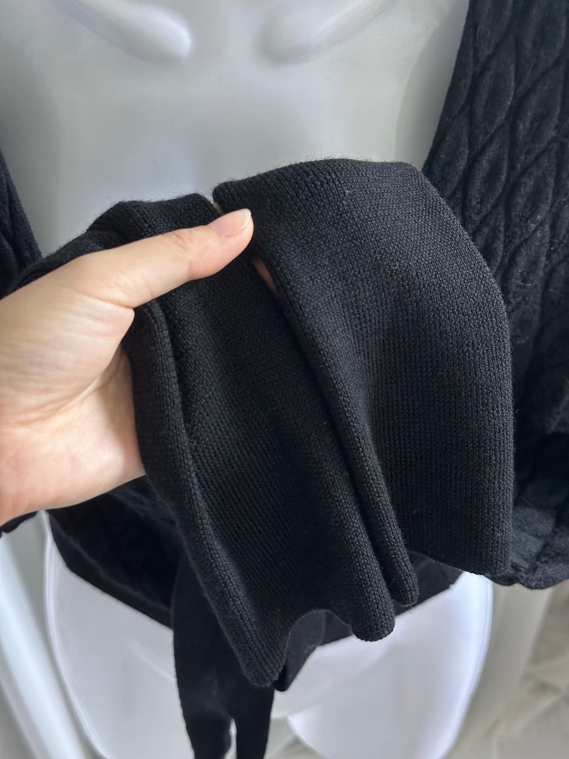 비비안웨스트우드 레드라벨 블랙 리본 가디건 상품이미지3