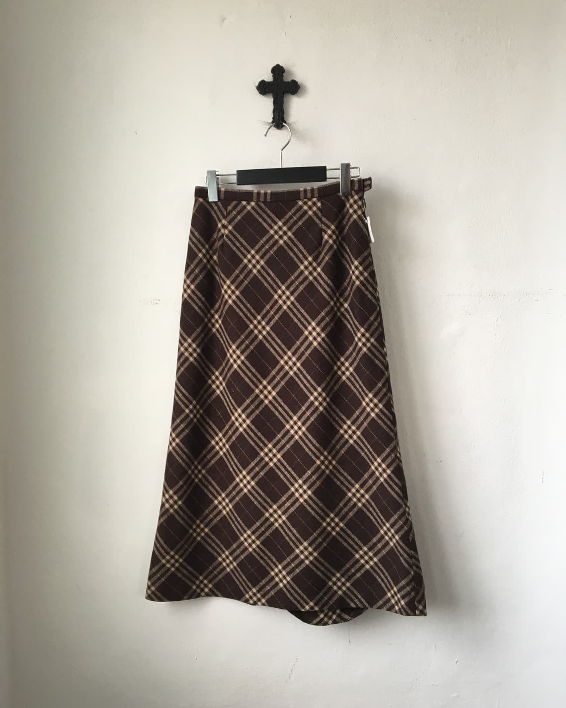 Check pattern skirt 상품이미지1