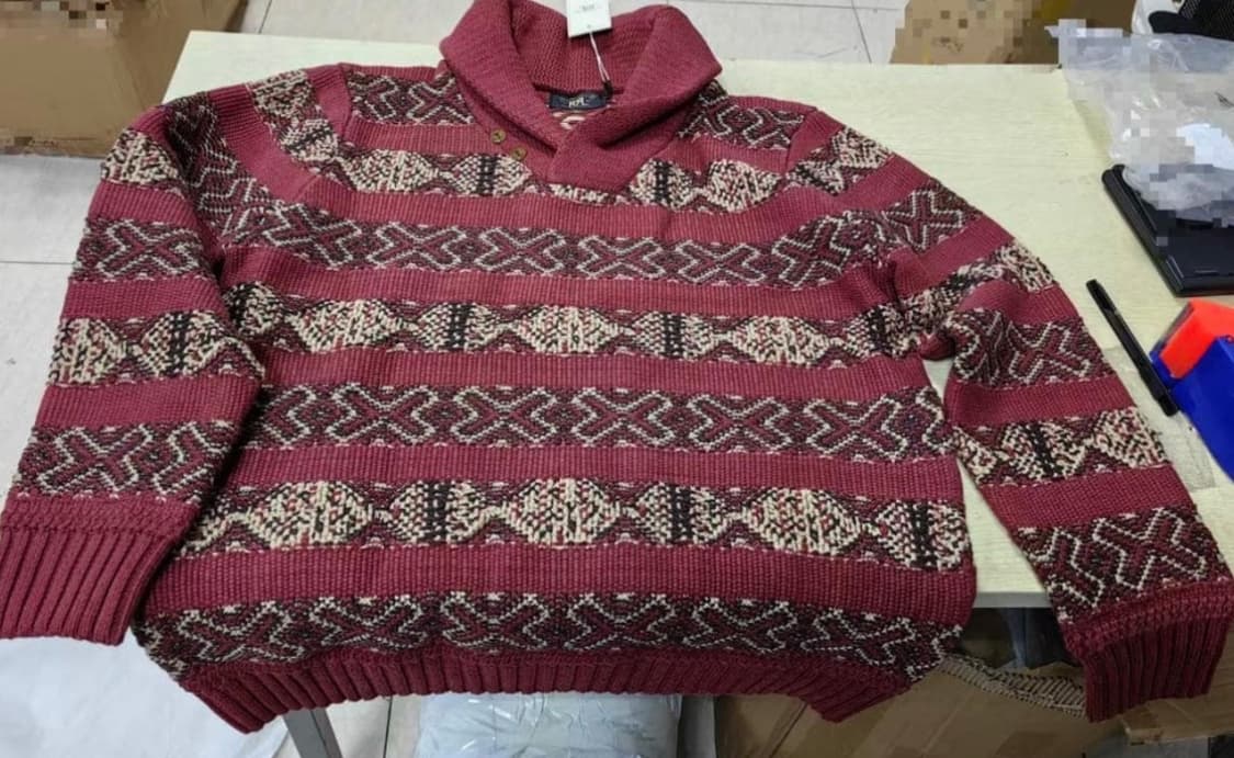 RRL 페어아일 숄카라 린넨스웨터 상품이미지1