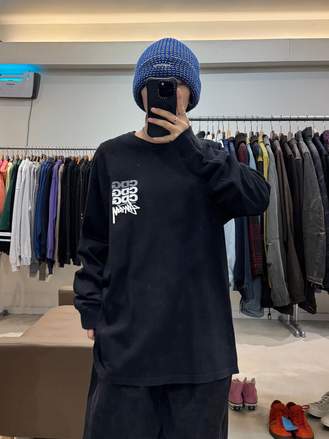 스투시 x CDG 롱슬리브 상품이미지5