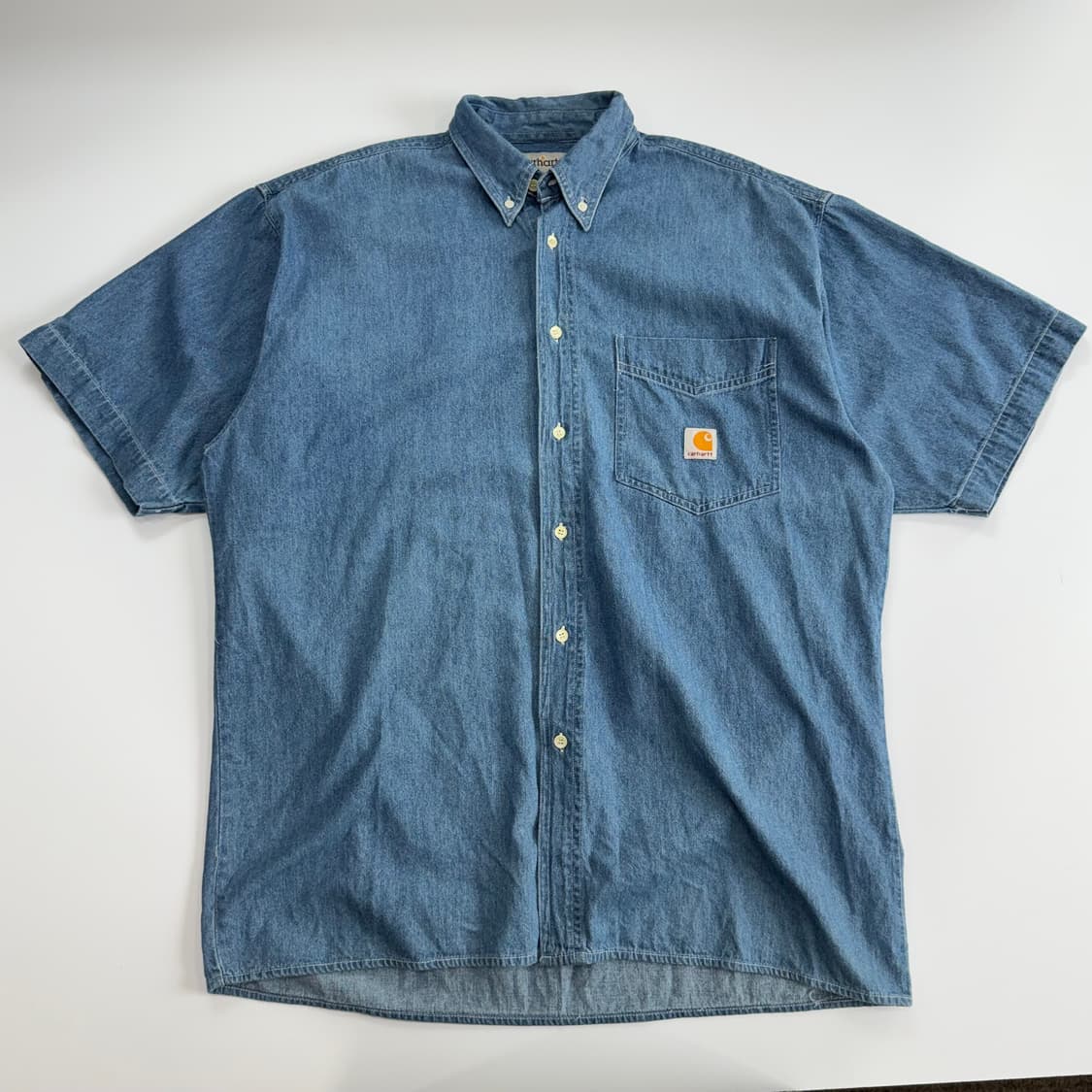 Carhartt 칼하트 원포켓 데님 셔츠  상품이미지3