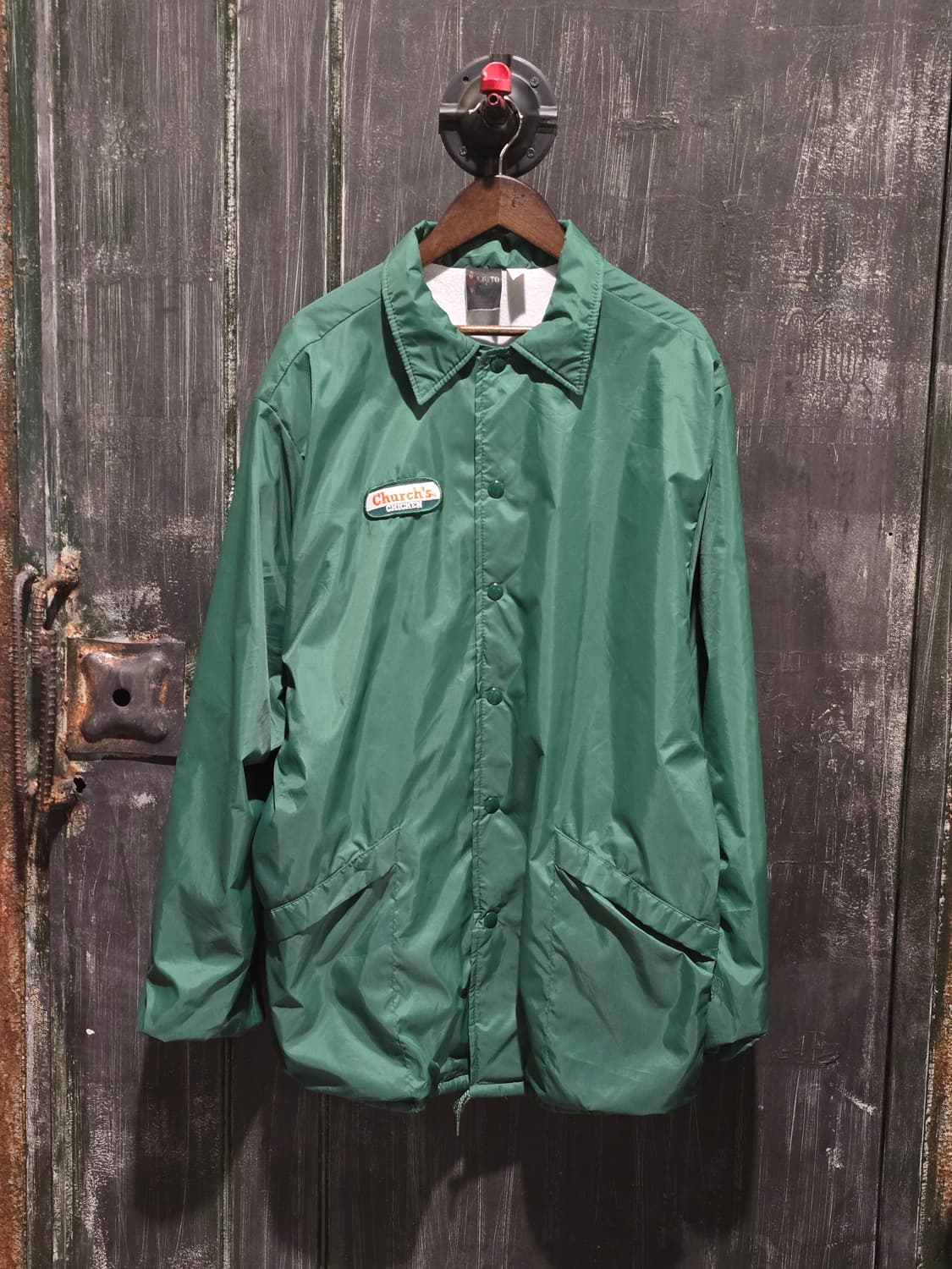 90s ARISTO Church's Chicken Coach Jacket 상품이미지1
