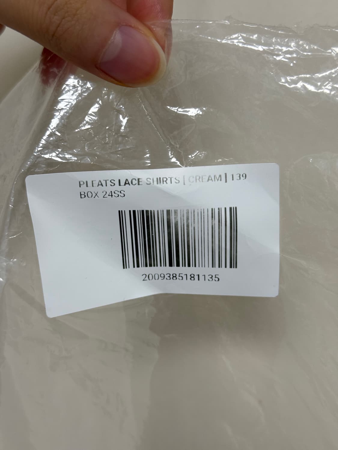 아우로 셔츠 블라우스 PLEATS LACE SHIRTS 상품이미지5