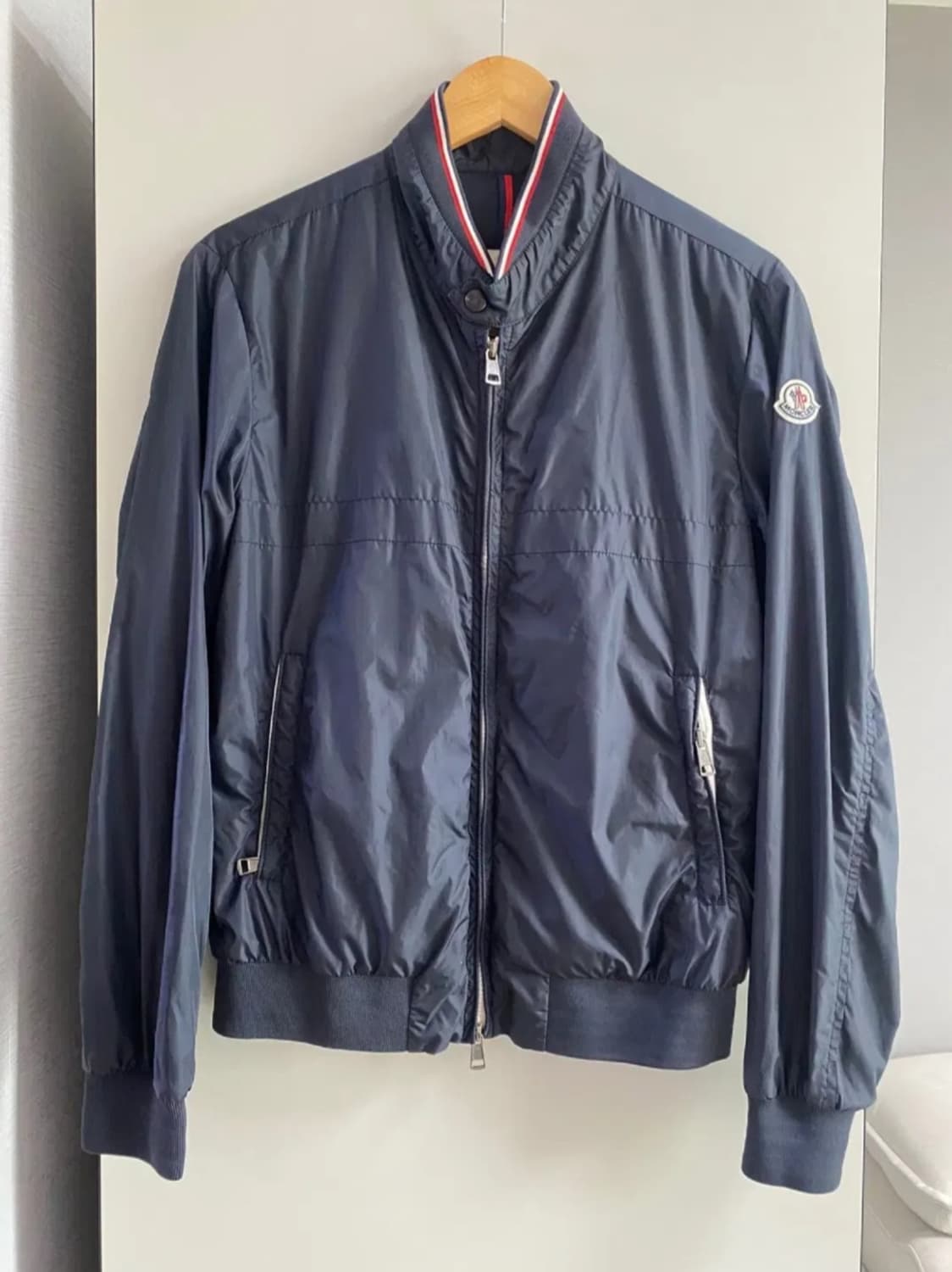 몽클레어 알버트 바람막이 집업 자켓 1사이즈 네이비 상품이미지1