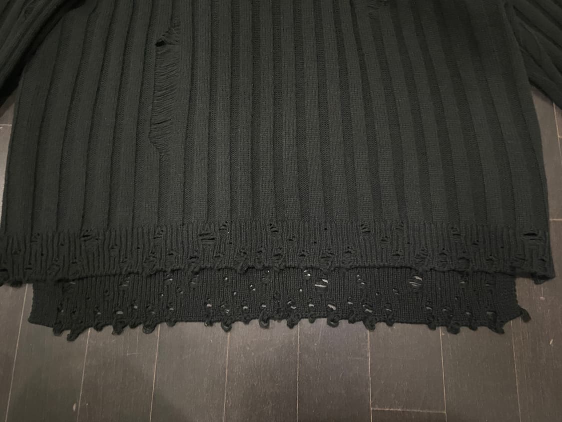 오버사이즈 찢니트 상품이미지4