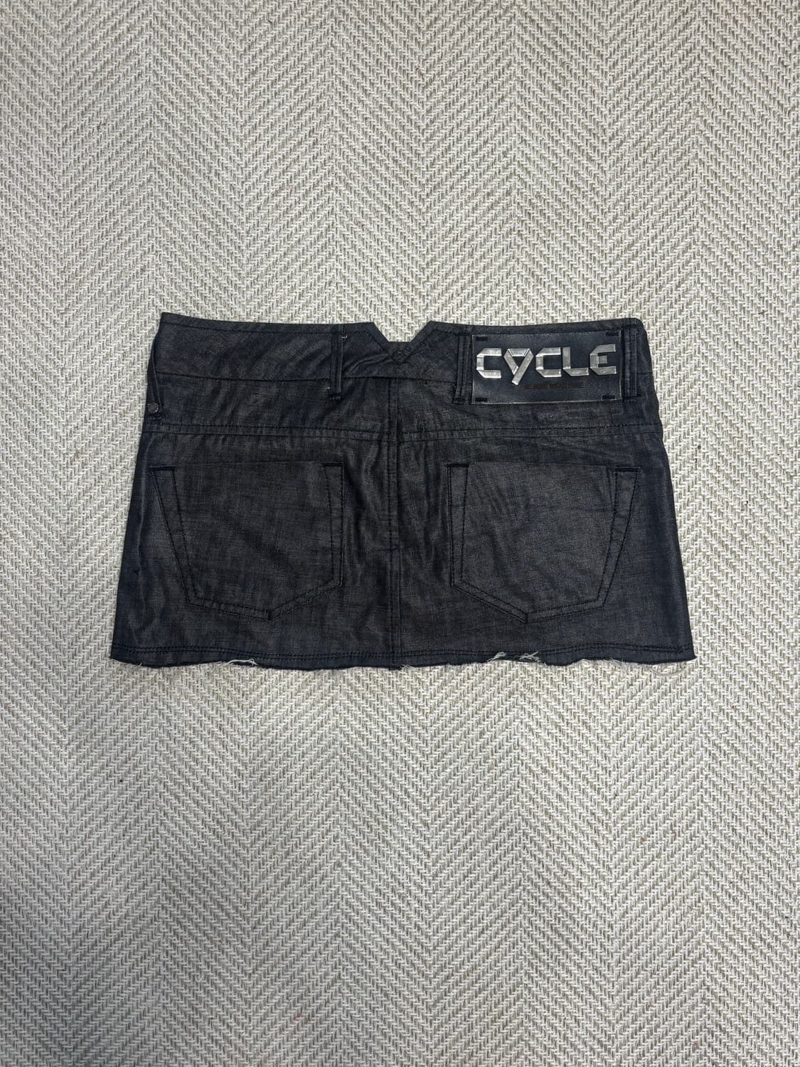 Circle jeans 이탈리아 브랜드 생지 로우라이즈 미니스커트 상품이미지2