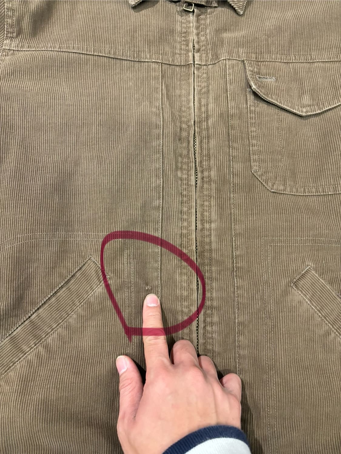 빈티지 코듀로이 쉐르파 자켓 상품이미지8