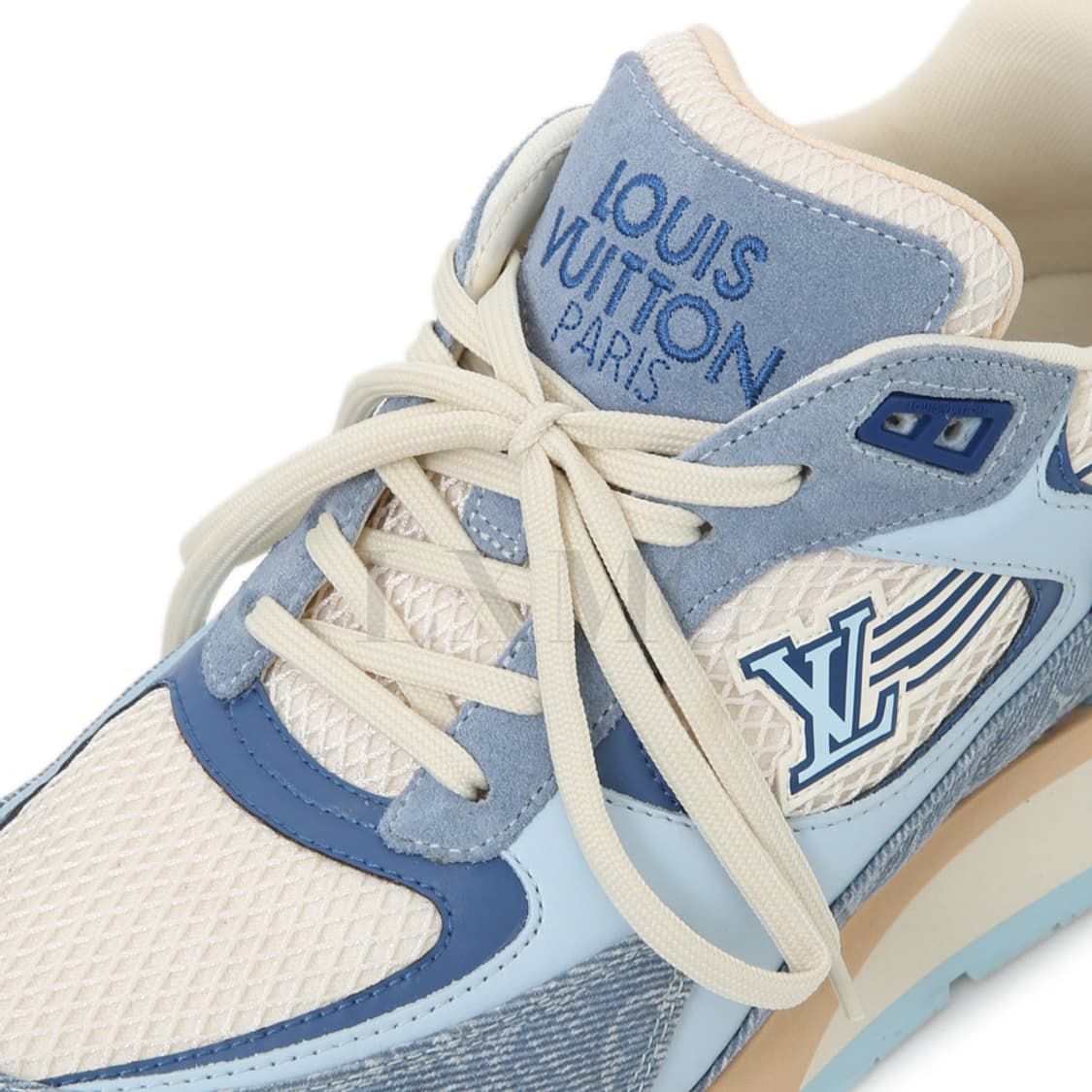 루이비통 런어웨이 데님 스니커즈 스케이트 트레이너 운동화 상품이미지9
