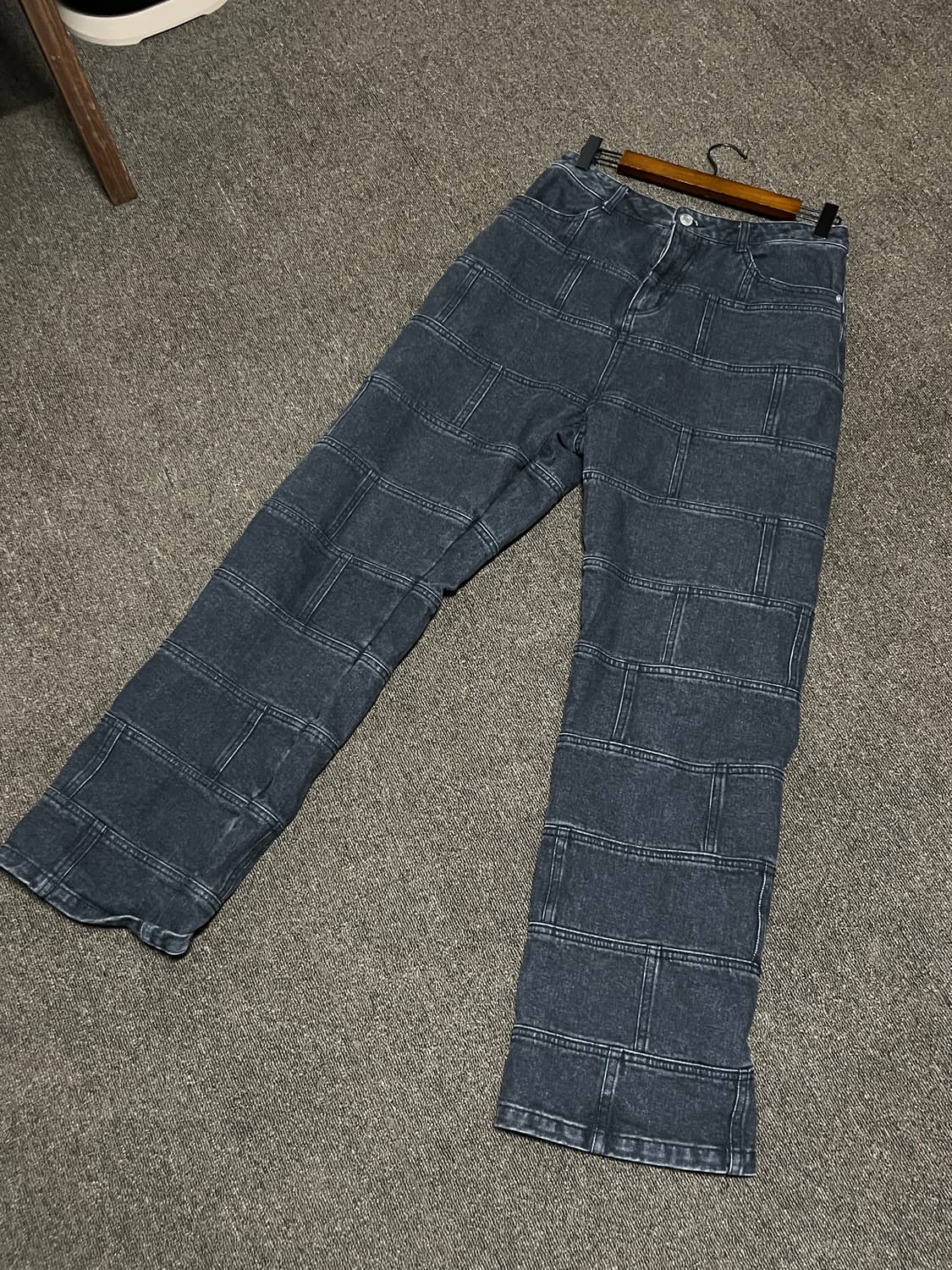 22fw BRICK DENIM PANTS -Black 상품이미지6