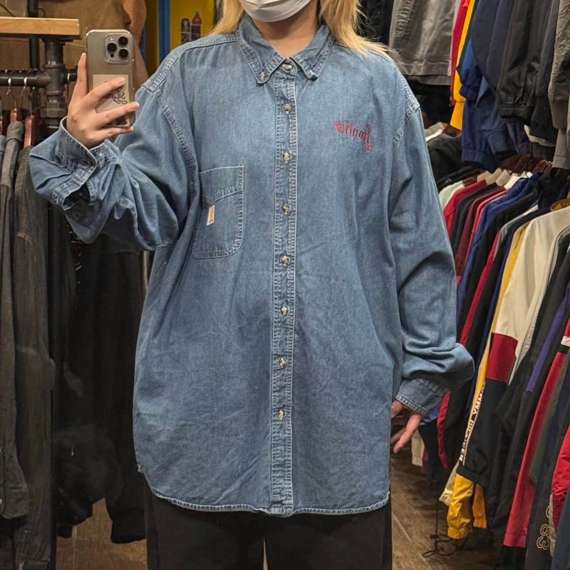 [HI] 칼하트 긴팔 데님셔츠  상품이미지2