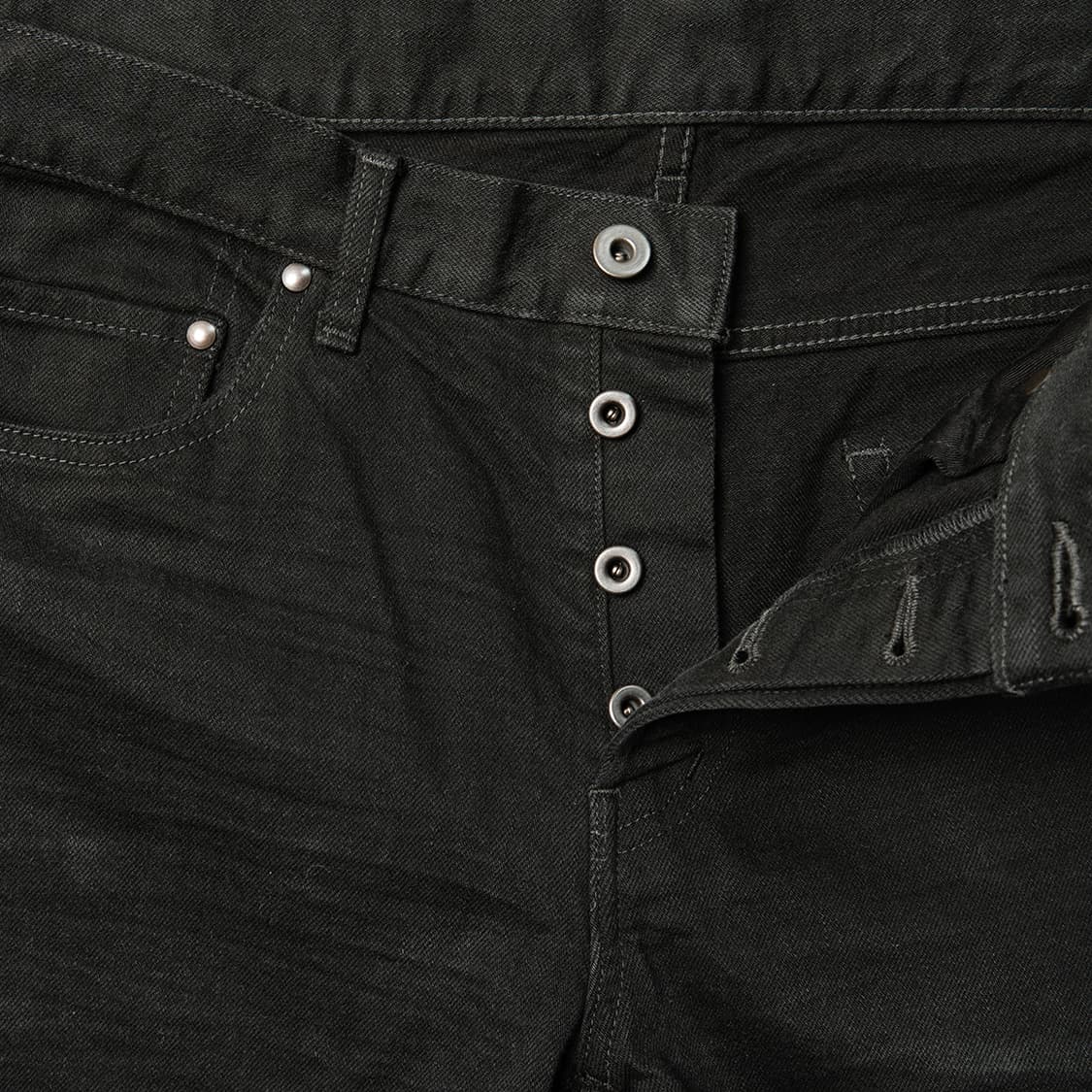 [31] wjk 준 하시모토 5153 타이트 니트 블랙 데님팬츠  상품이미지2