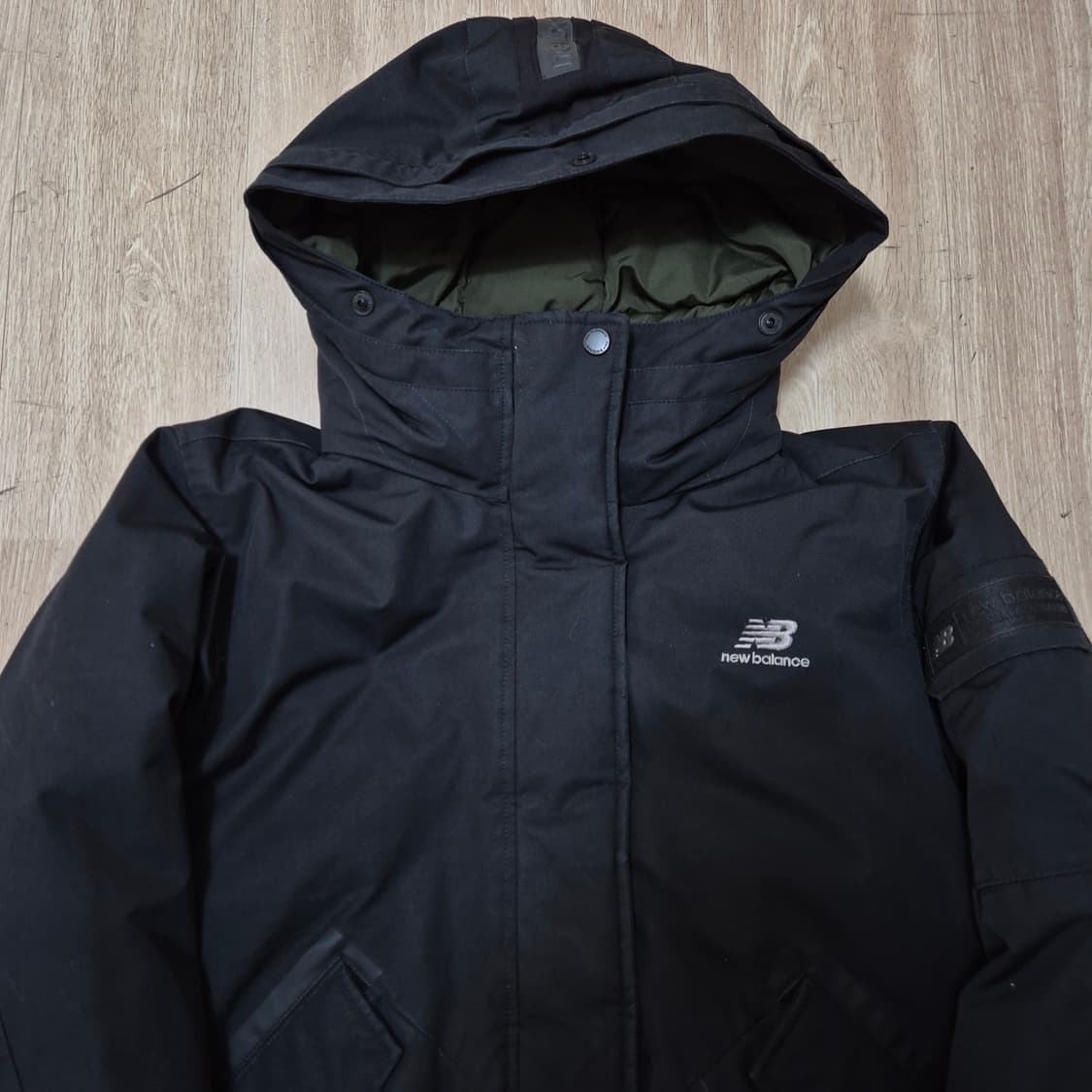뉴발란스 사이드포켓 덕다운 후드 패딩 점퍼 L(95) 상품이미지2